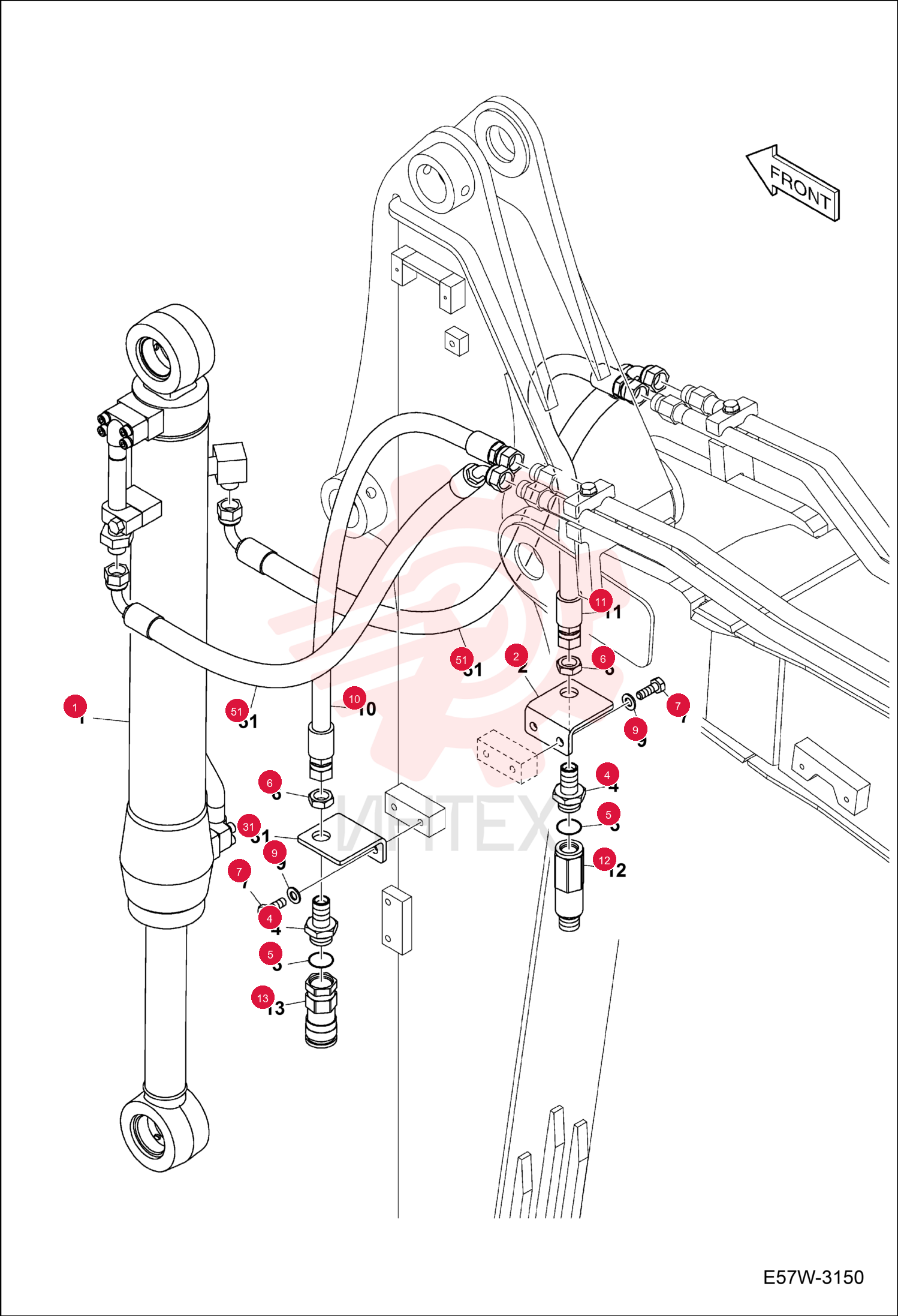 CYLINDER, BUCKET 7287605 (1)
