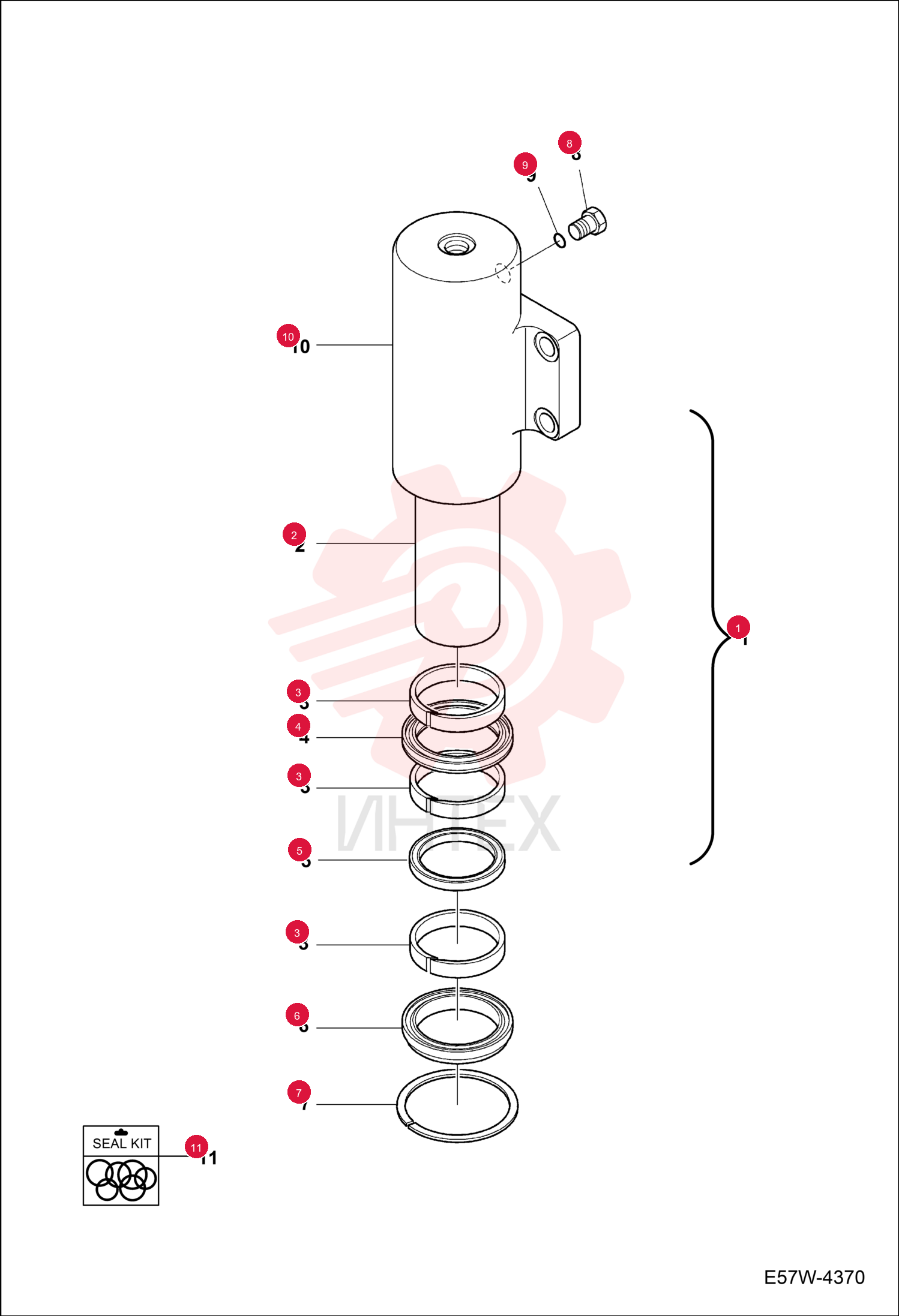 CYLINDER STABILIZER 7330070