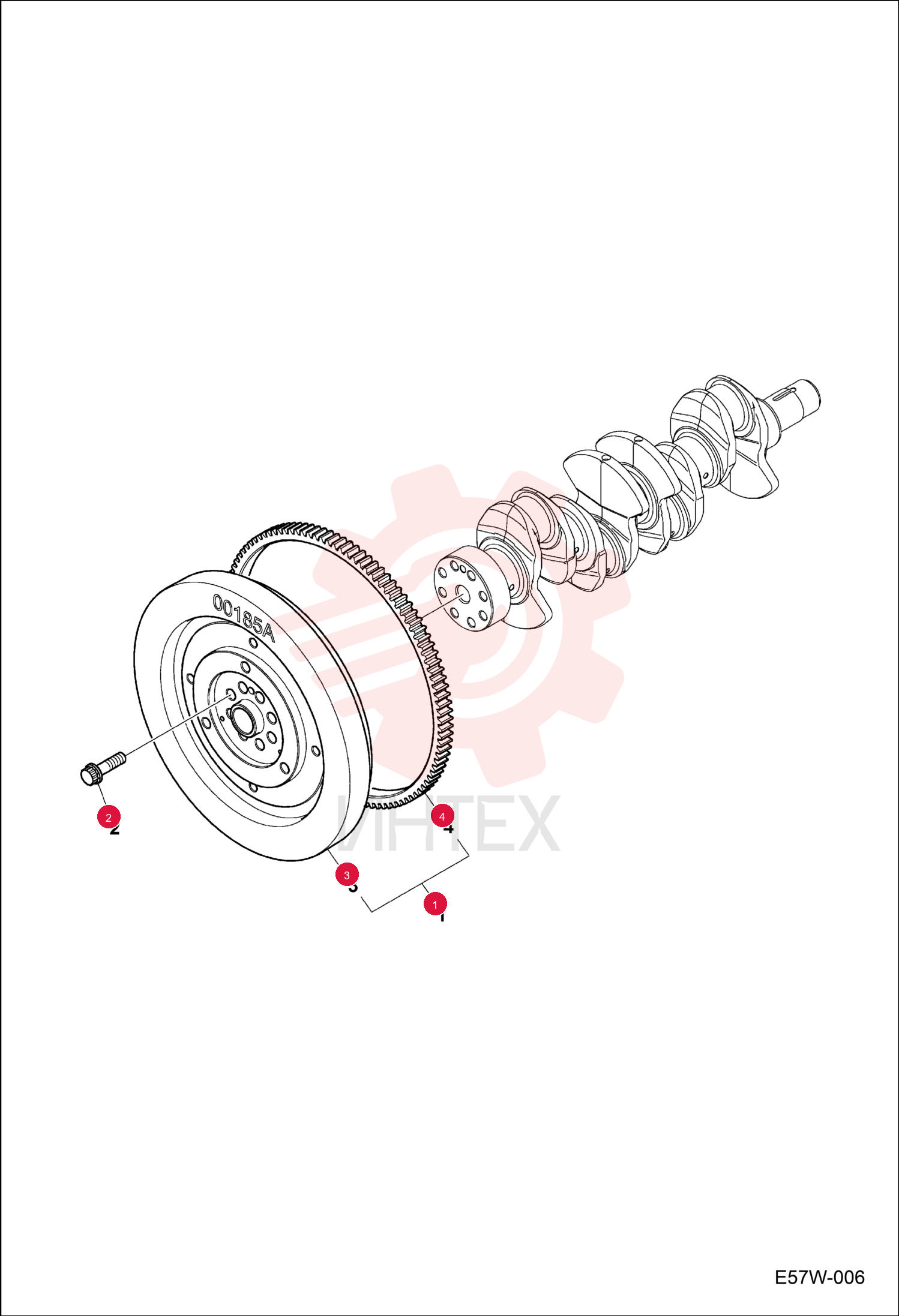 FLYWHEEL ASSEMBLY 7287685
