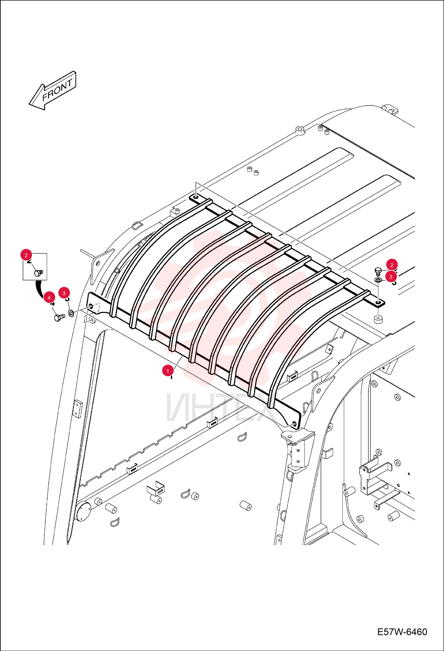 GUARD ROOF 7319358