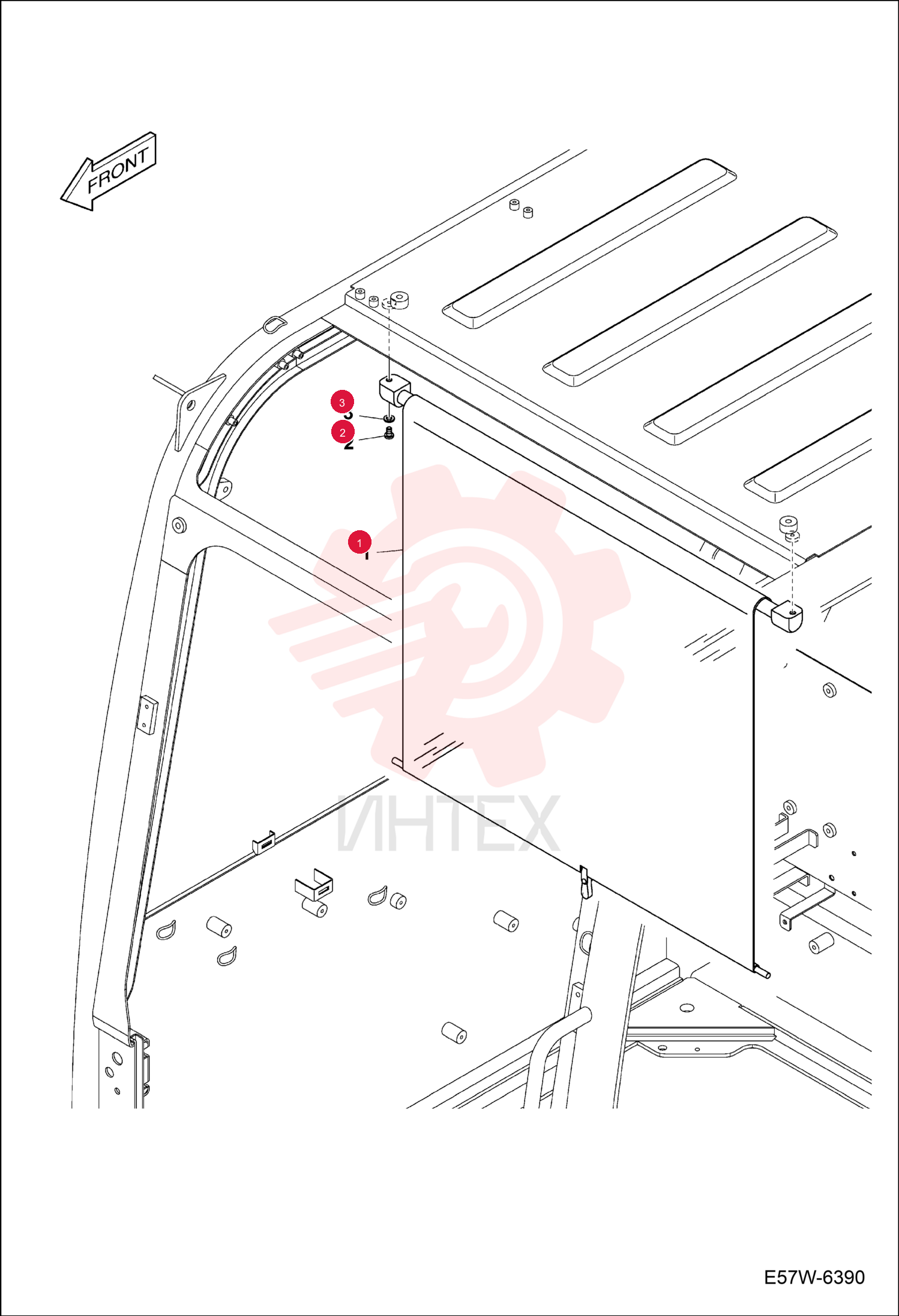 GUARD SUN VISOR 7327917