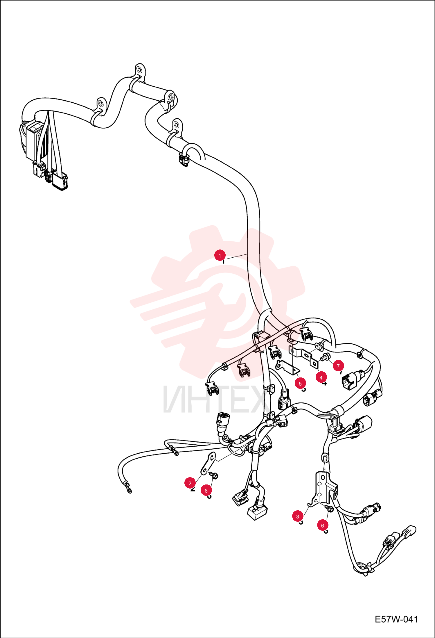 HARNESS ENGINE 7331988
