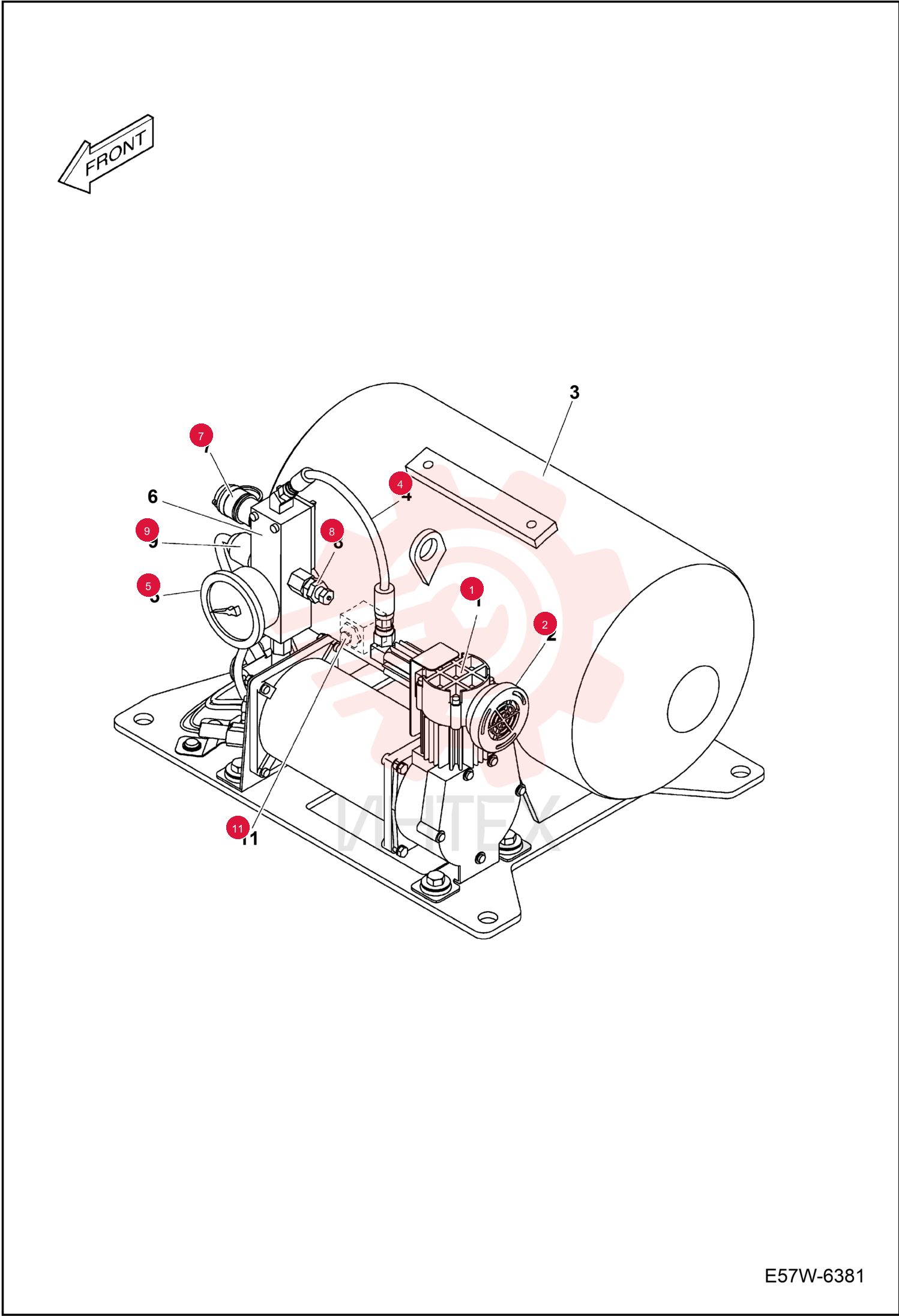HEAD COMPRESSOR AIR 7327908