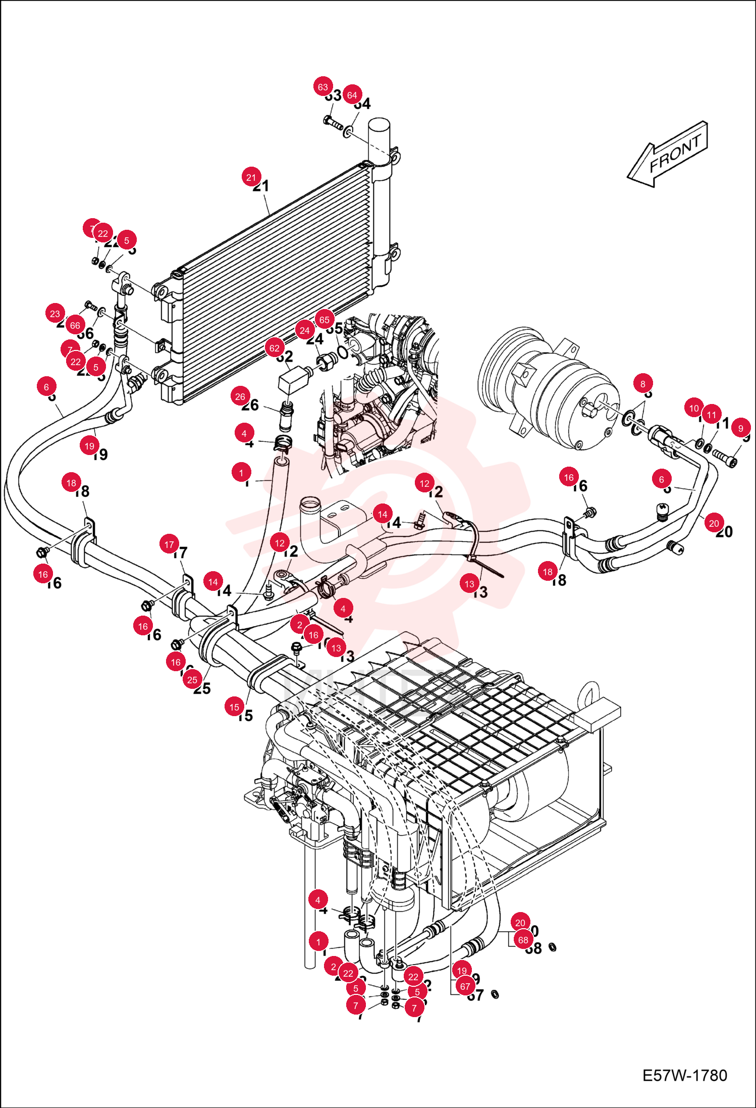 HOSE, HEATER 7287974