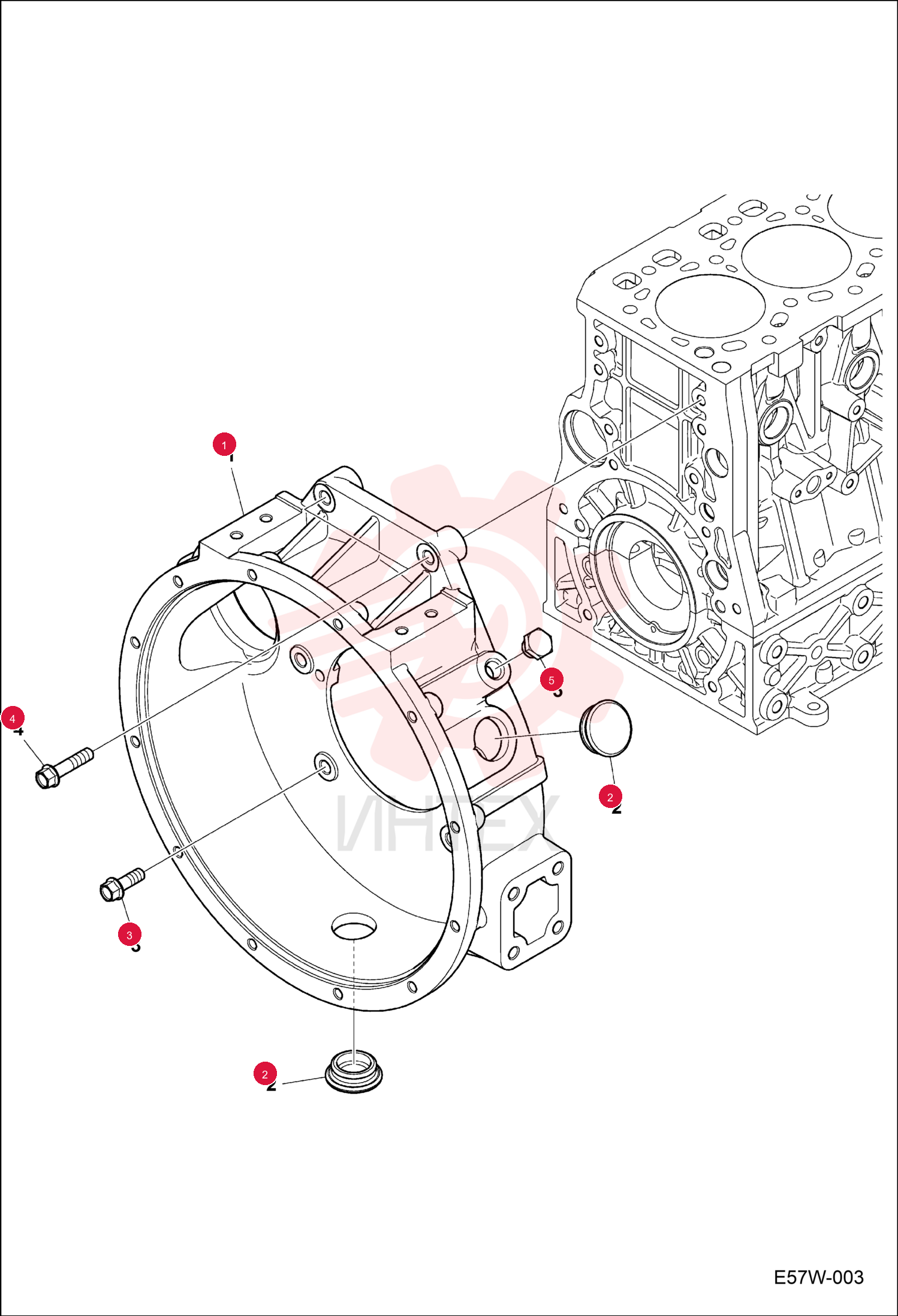 HOUSING, FLYWHEEL 7287983
