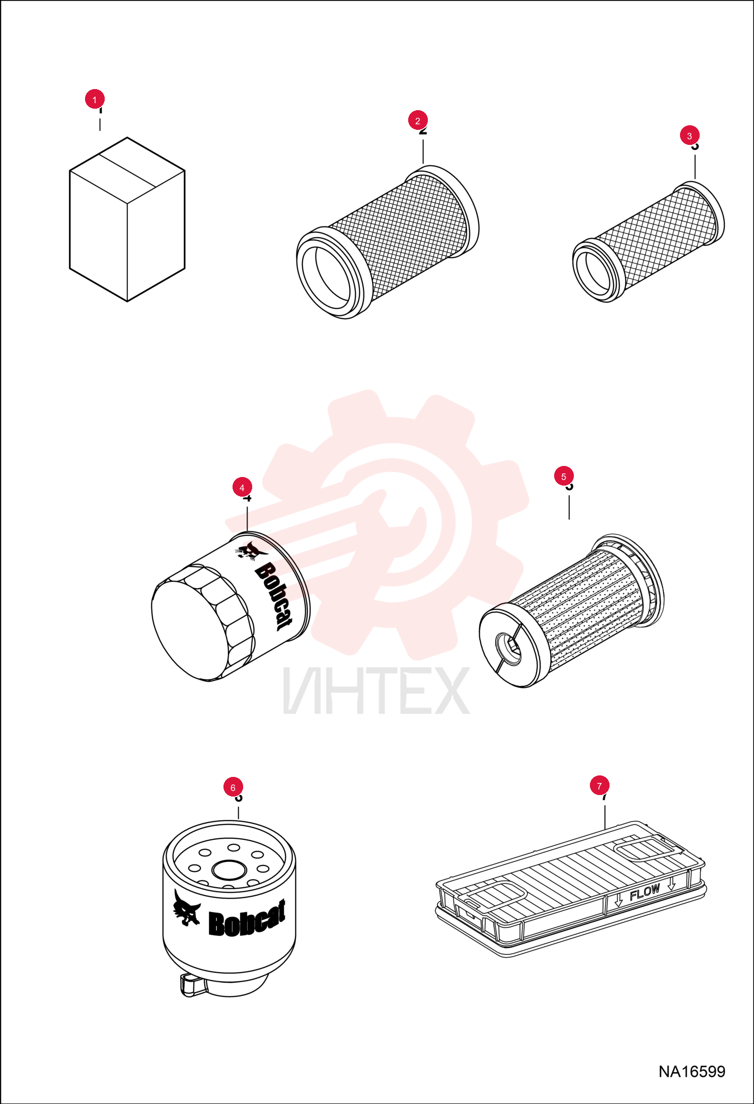 KIT FILTER SERVICE EMEA 7354849