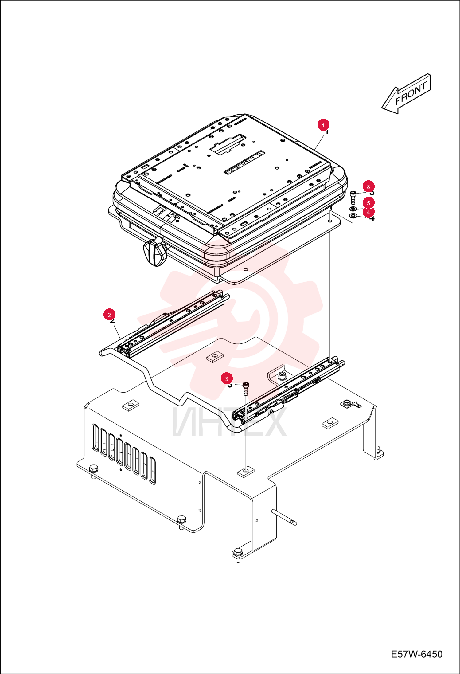 SEAT, OPERATOR SUSPENSION 7288236