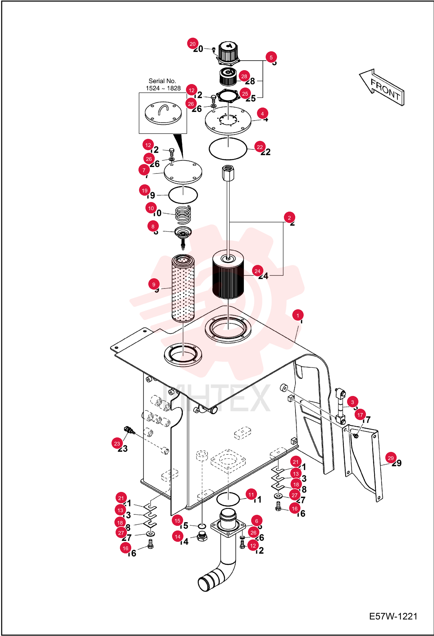 TANK OIL 7322930