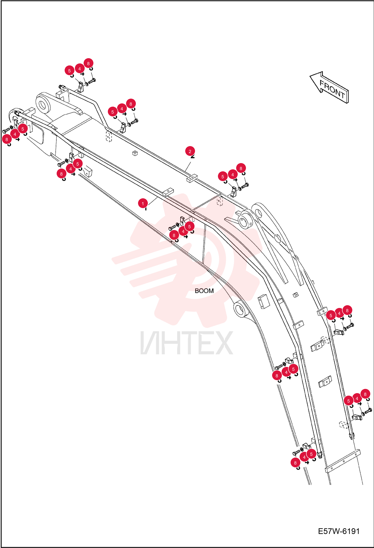 TUBELINE HYDRAULIC 7327905