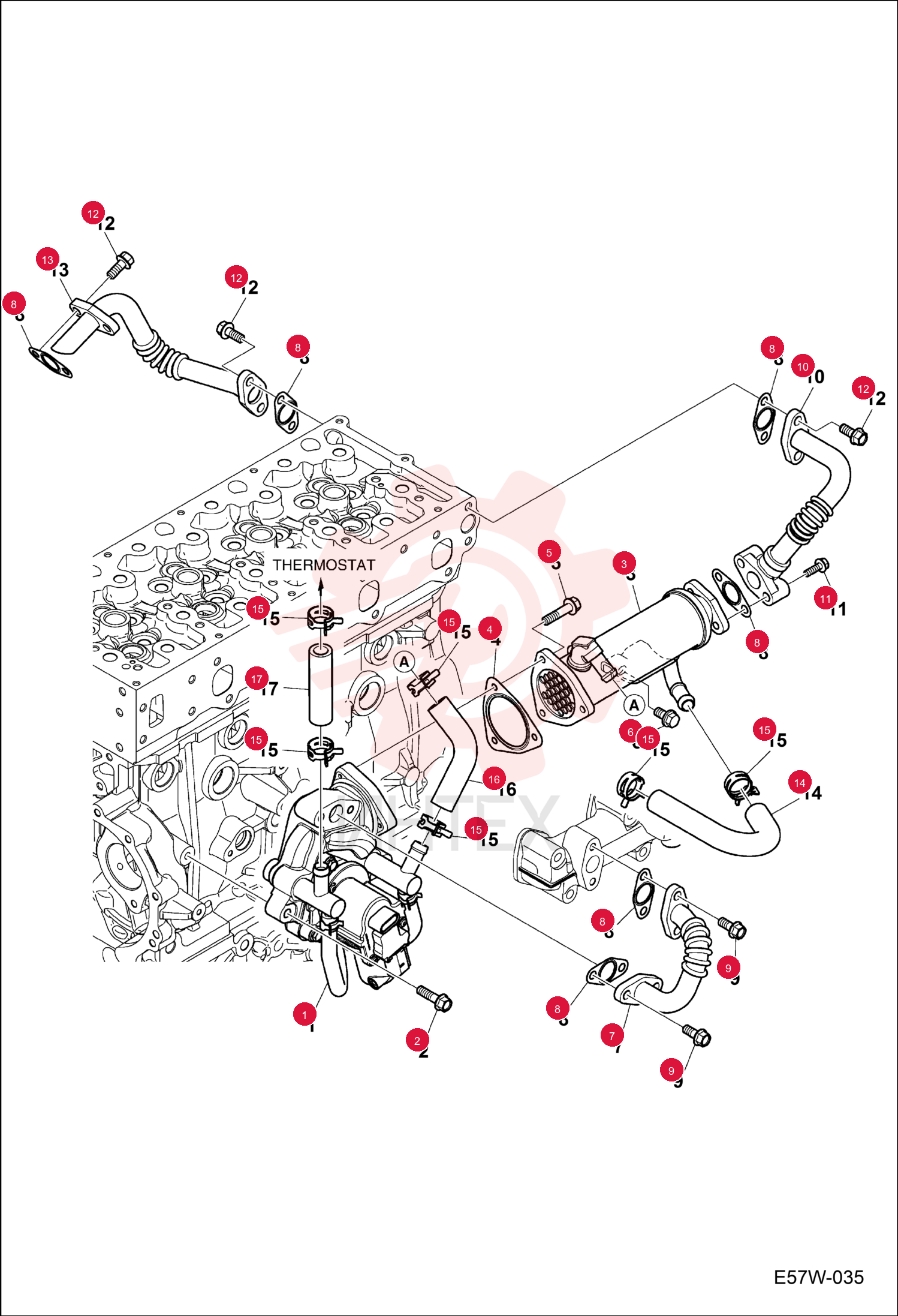 VALVE, EGR 7296315