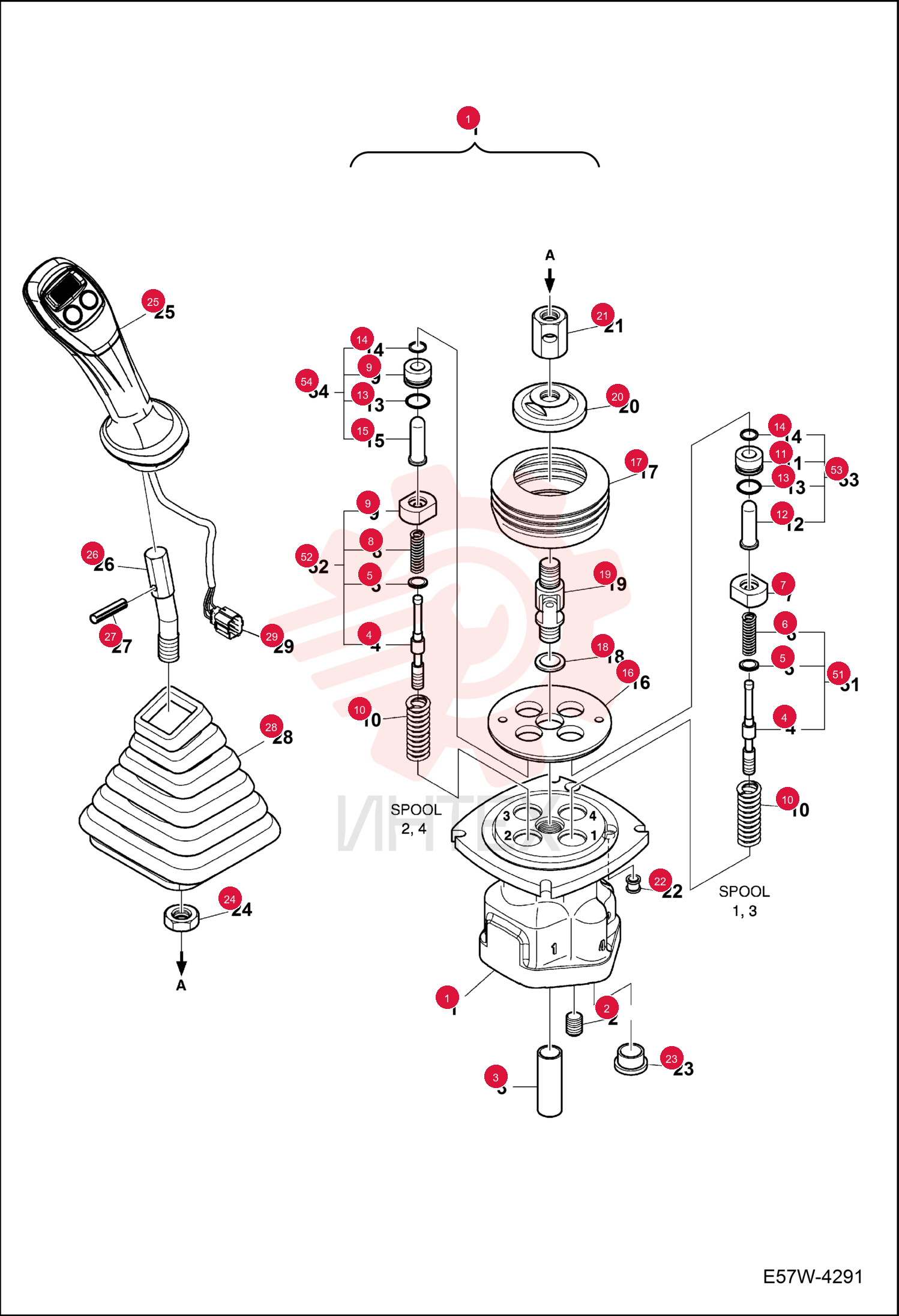 VALVE JOYSTICK LH 7327799