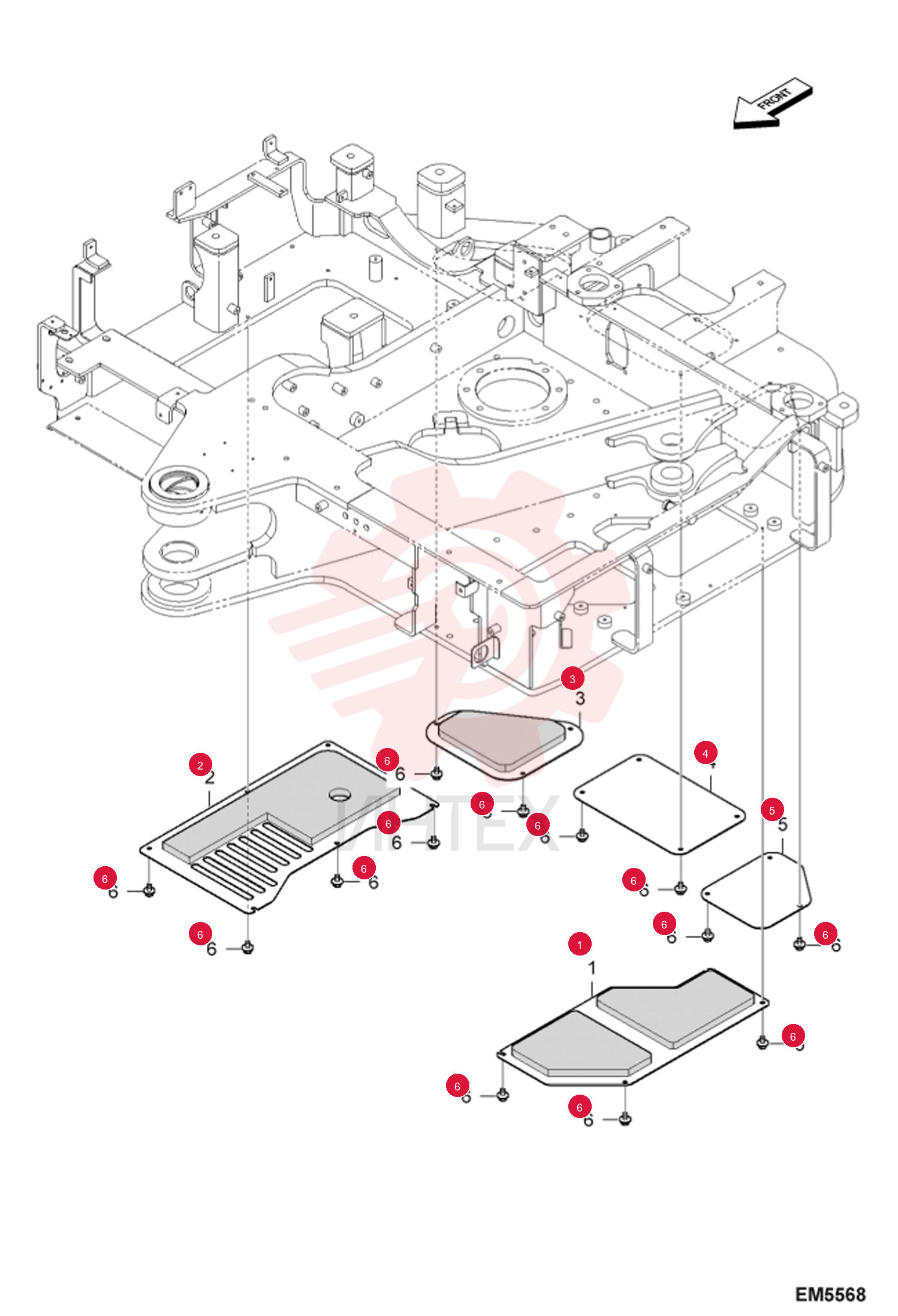 COVER LOWER 7006100