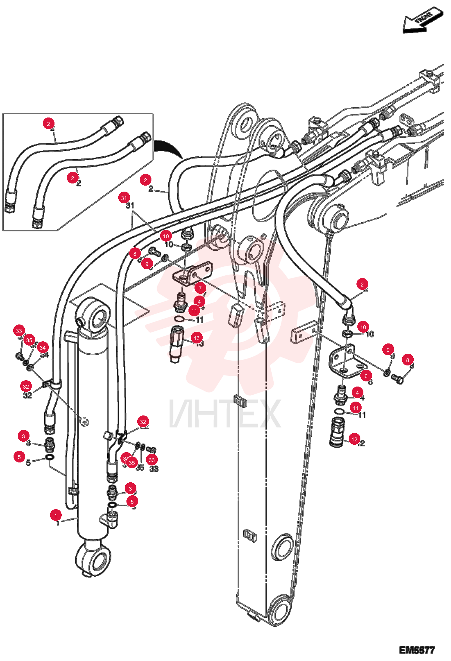 CYLINDER BUCKET 7012226 (1)