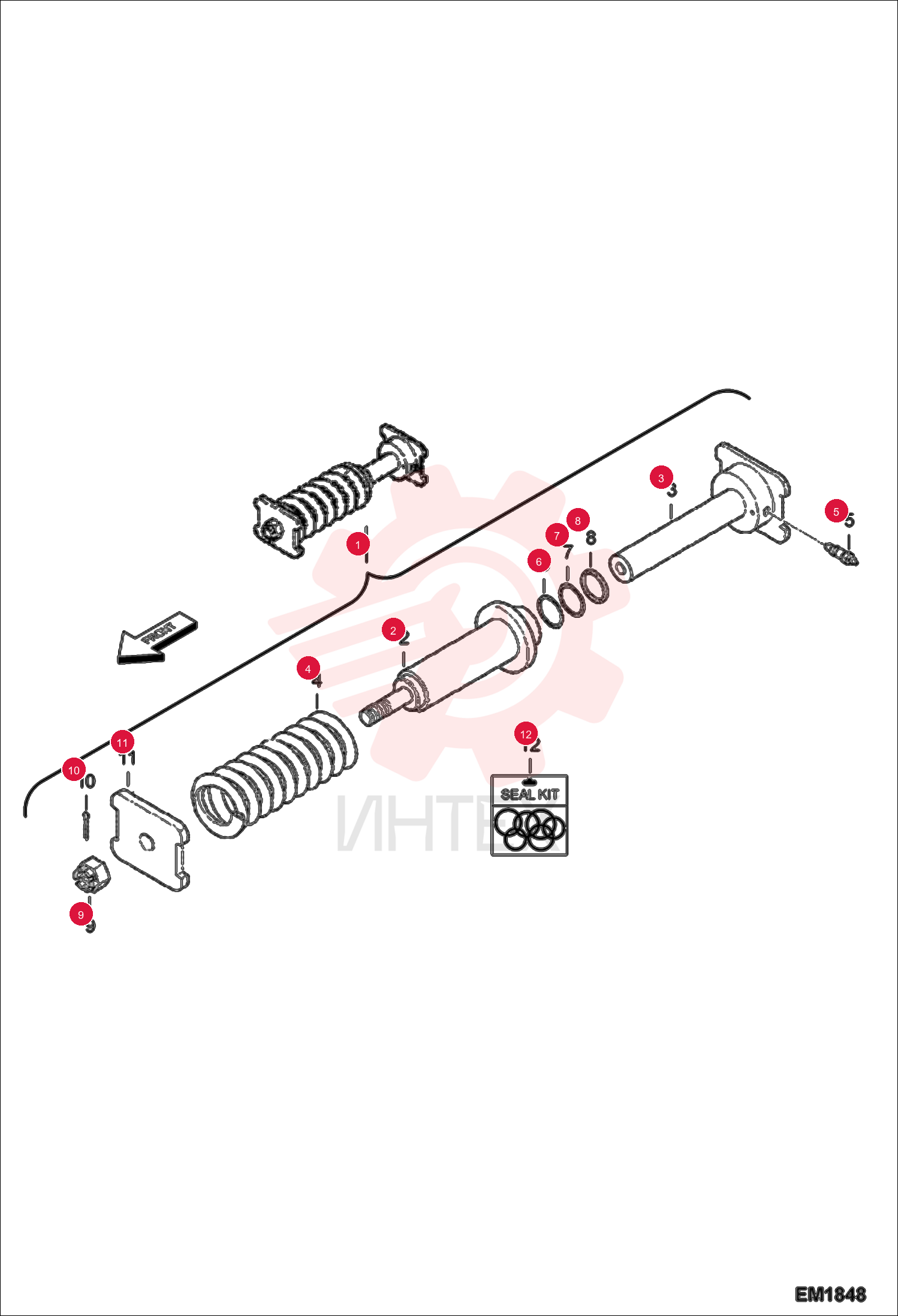 CYLINDER HYDRAULIC 7021796