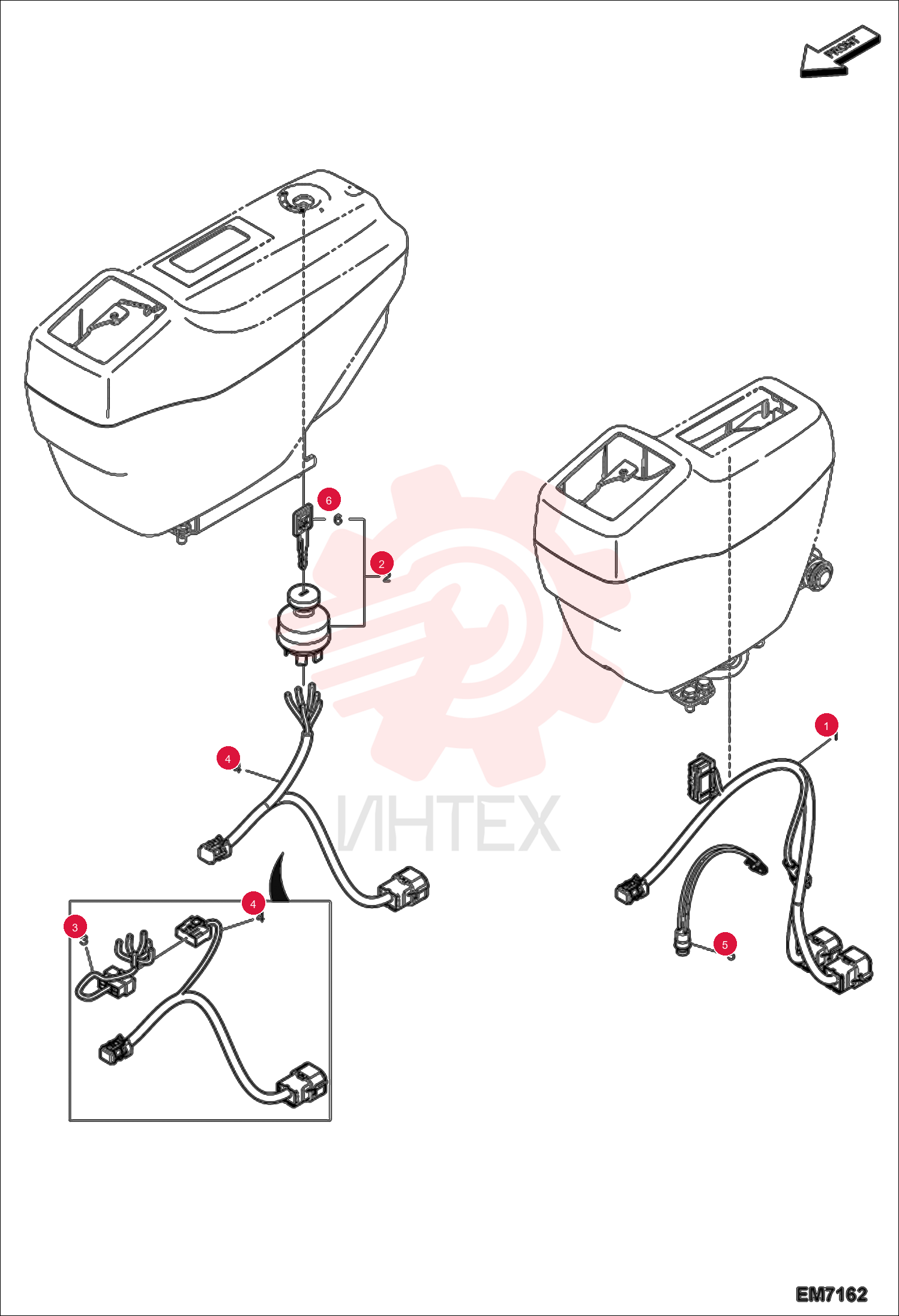 HARNESS CONTROL STAND 7015618