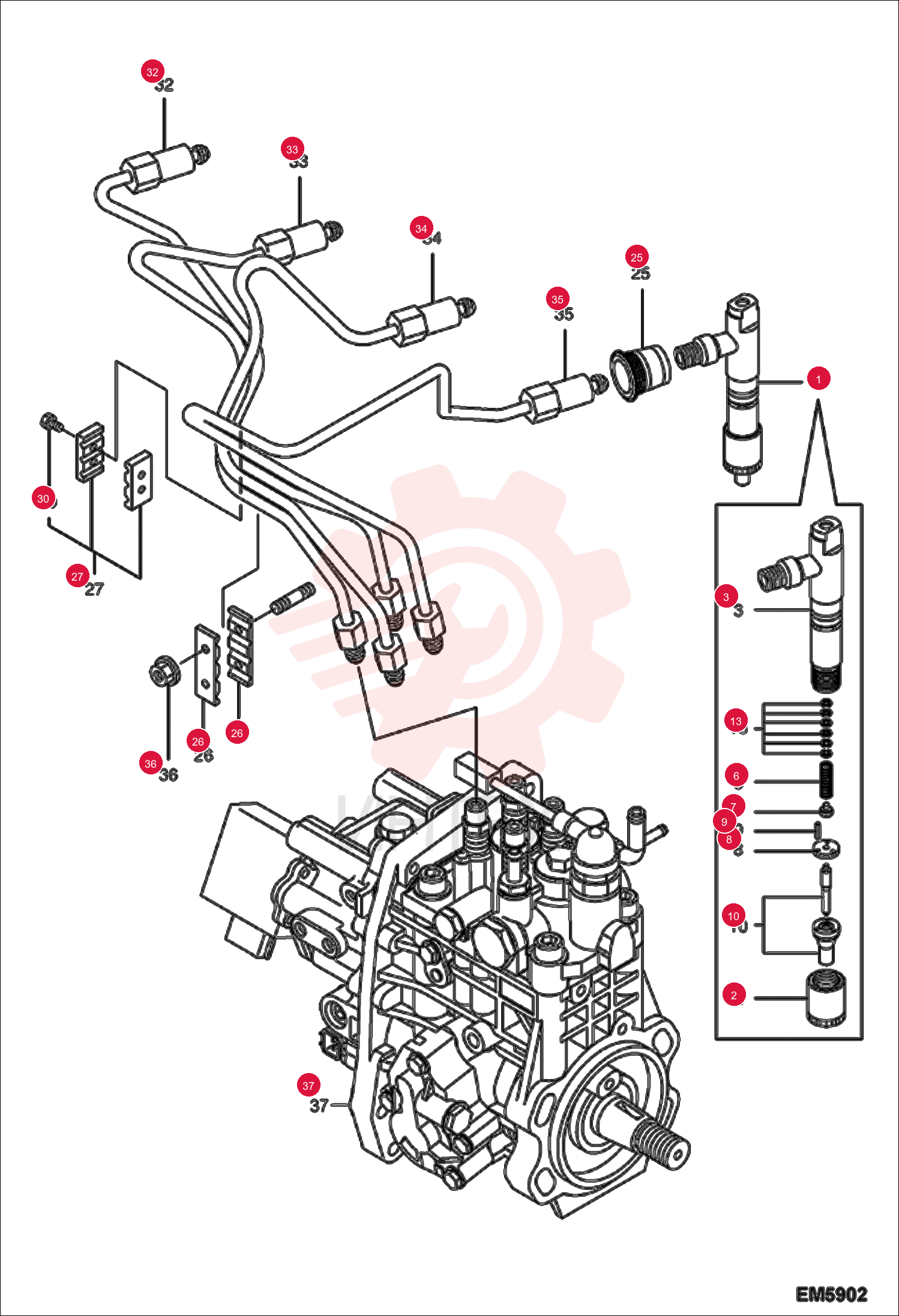 INJECTOR ASSY 7007328