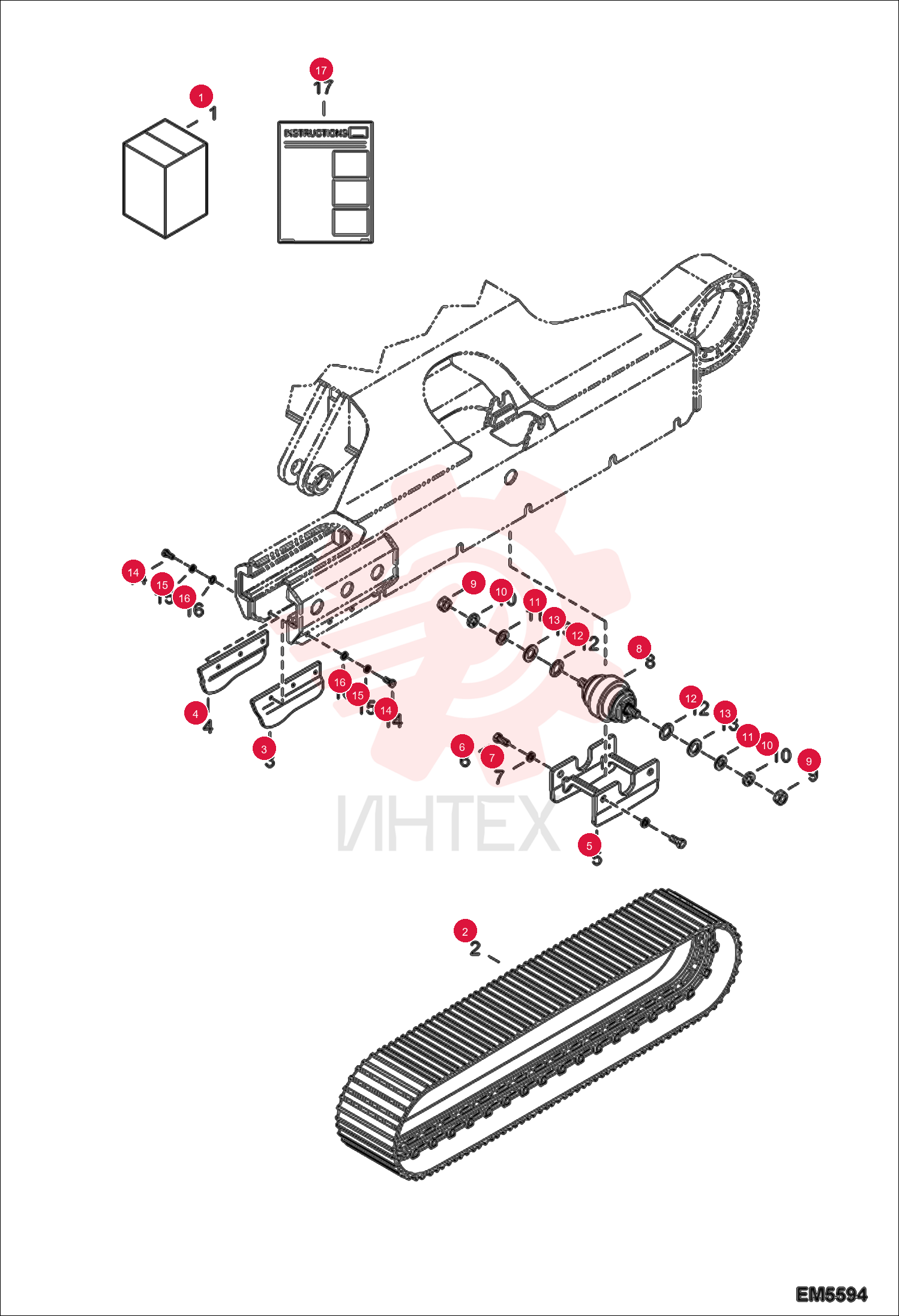 KIT, TRACK STEEL 7174583