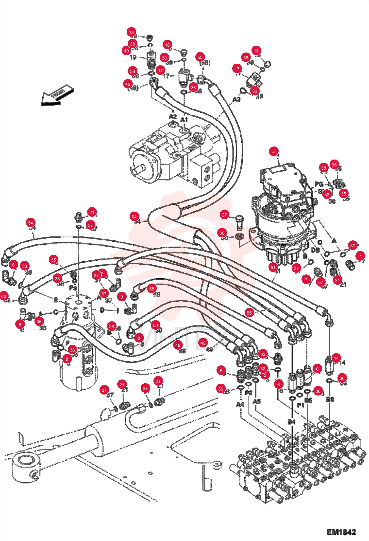 MOTOR SLEW 7019194 (1)