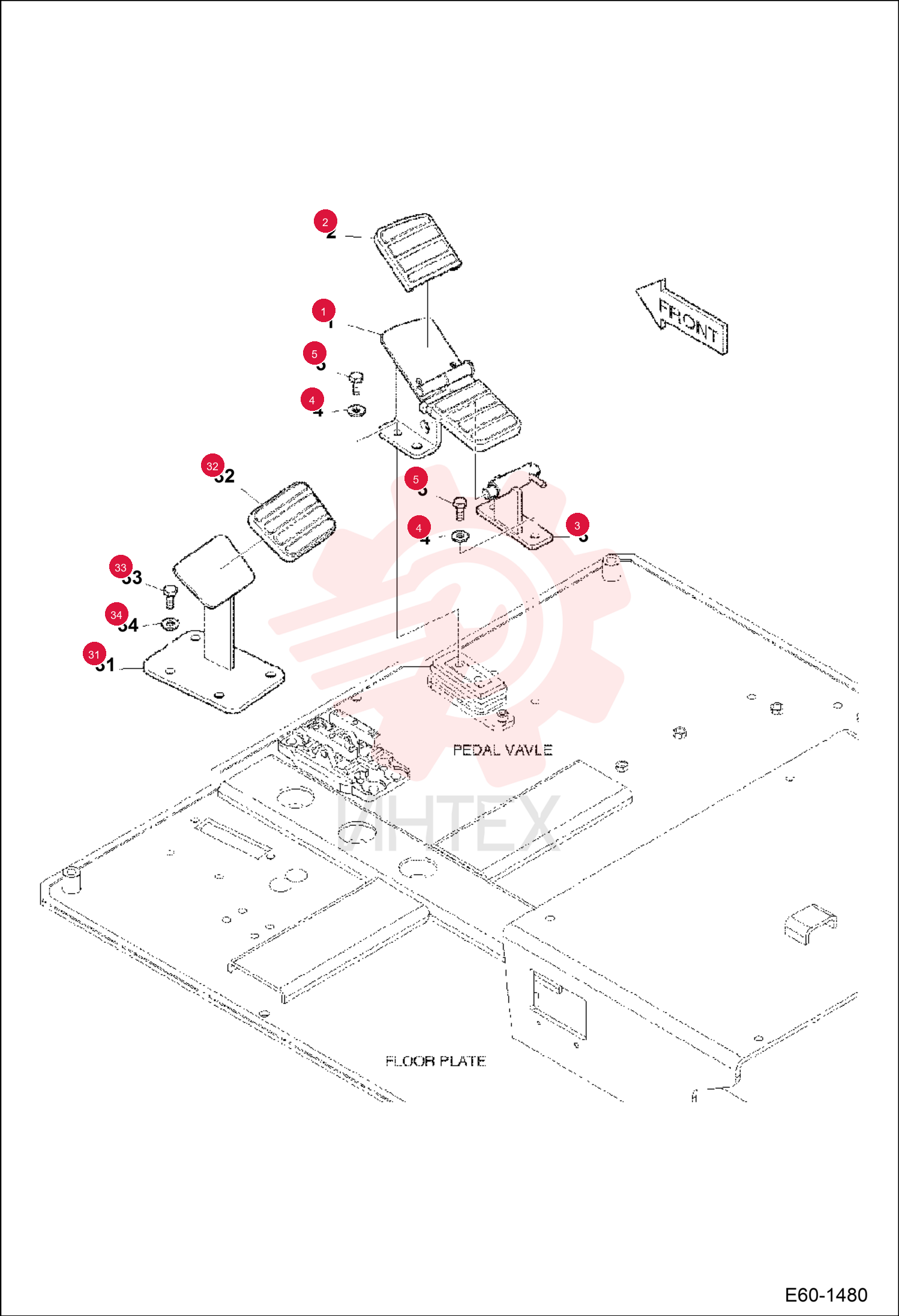 PEDAL ASSEMBLY 7023687