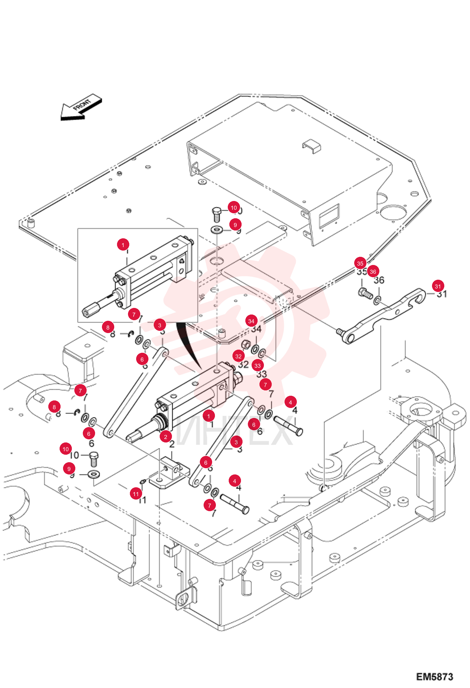 PLATE ASSEMBLY 7013288