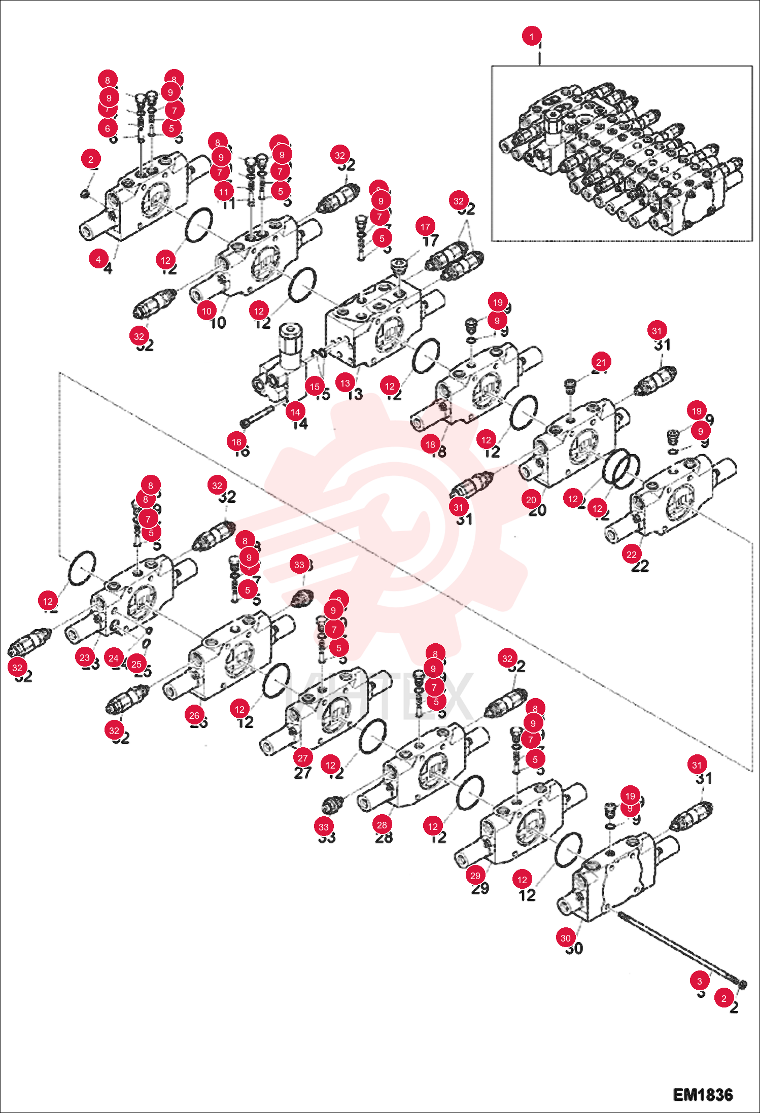 VALVE, CONTROL 7008222 (2)