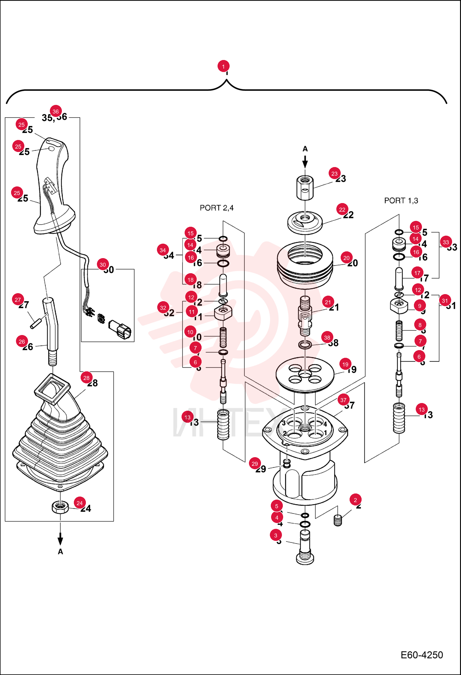 VALVE, JOYSTICK LH 7276043