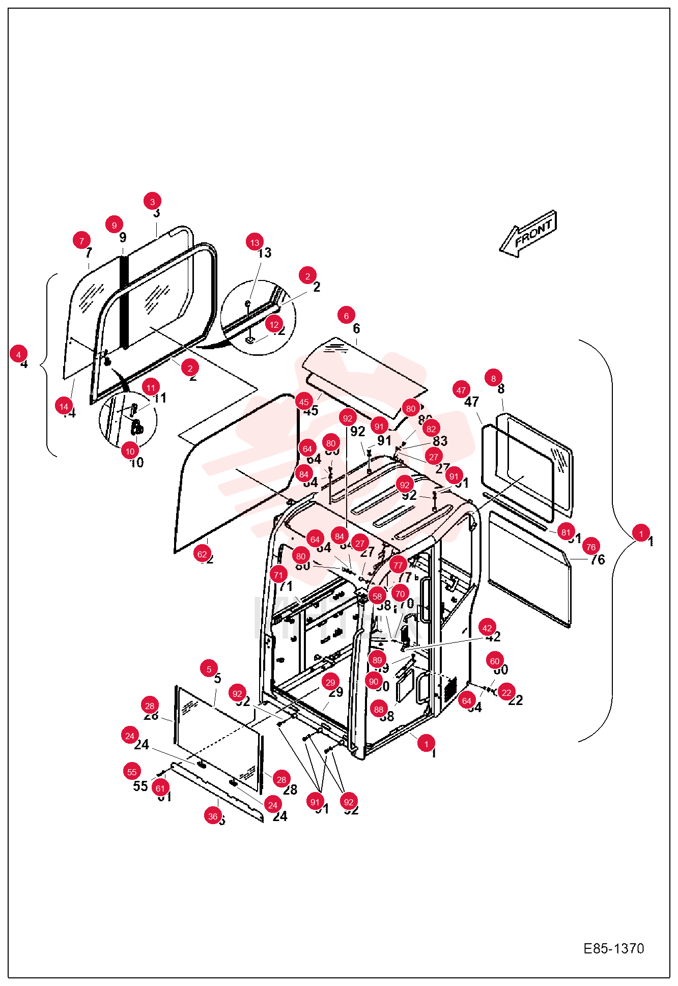 ASSY CAB 7311713