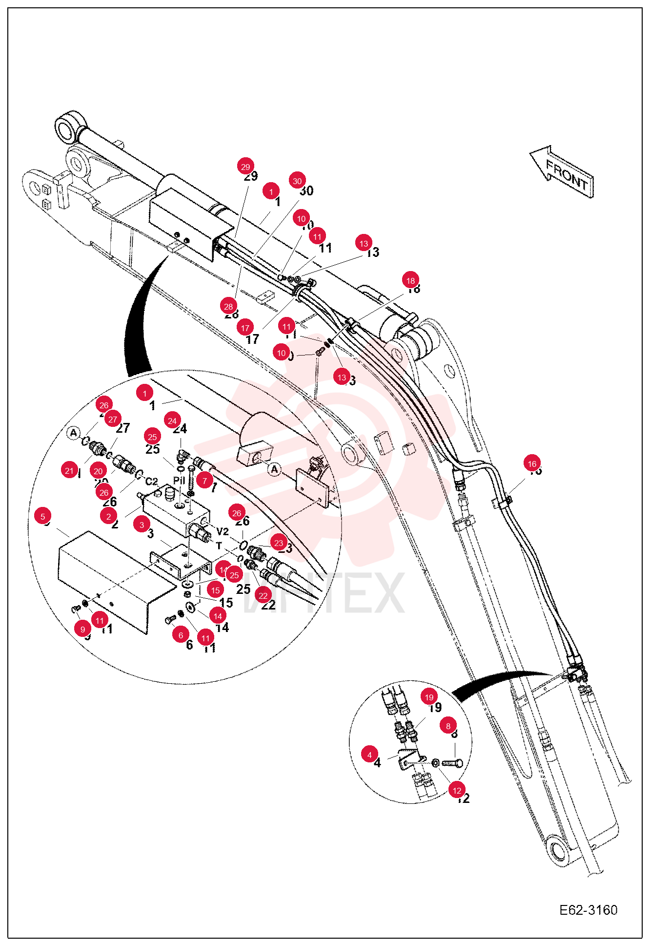 CYLINDER ARM 7310483