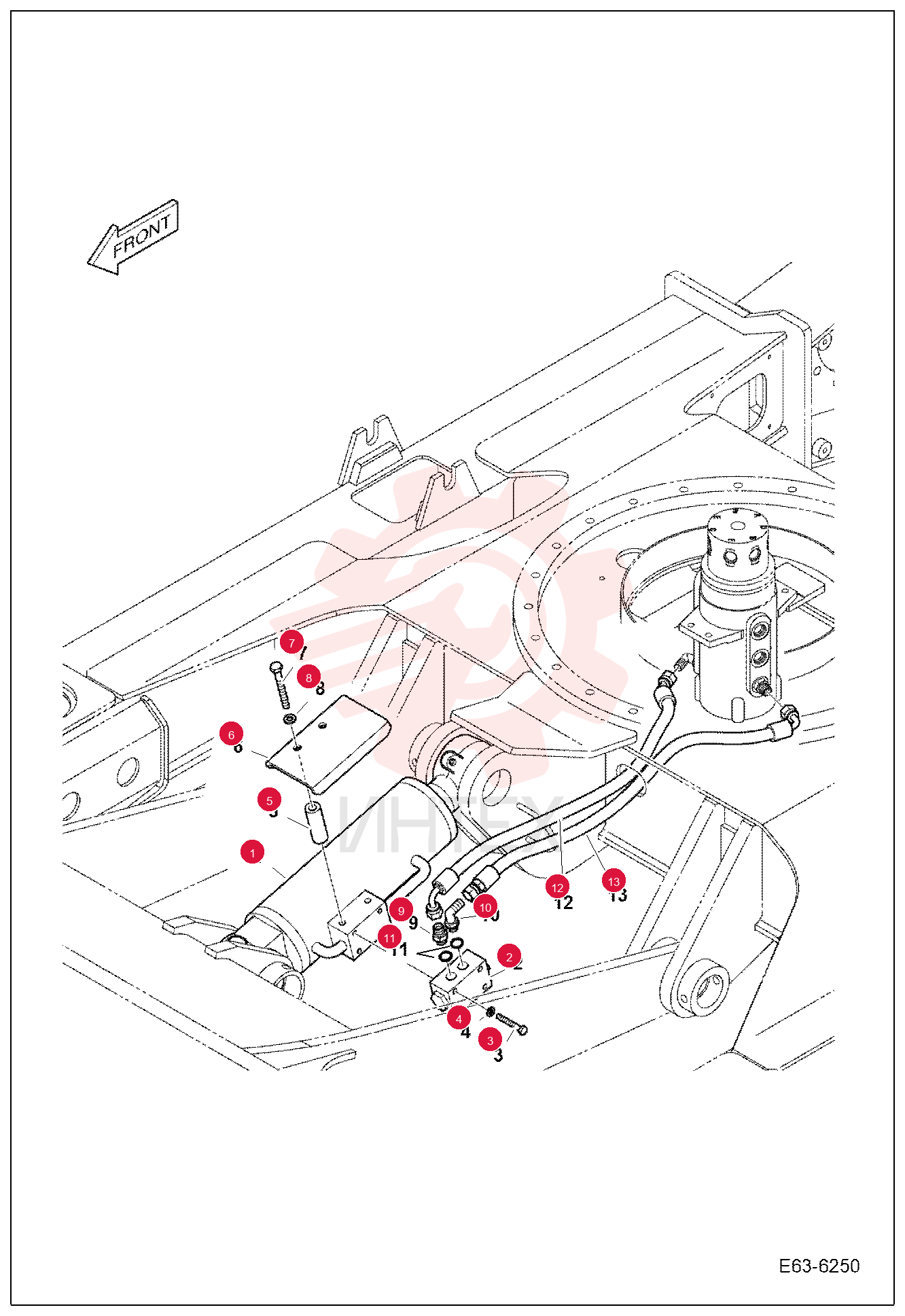 CYLINDER, DOZER 7029742 (2)