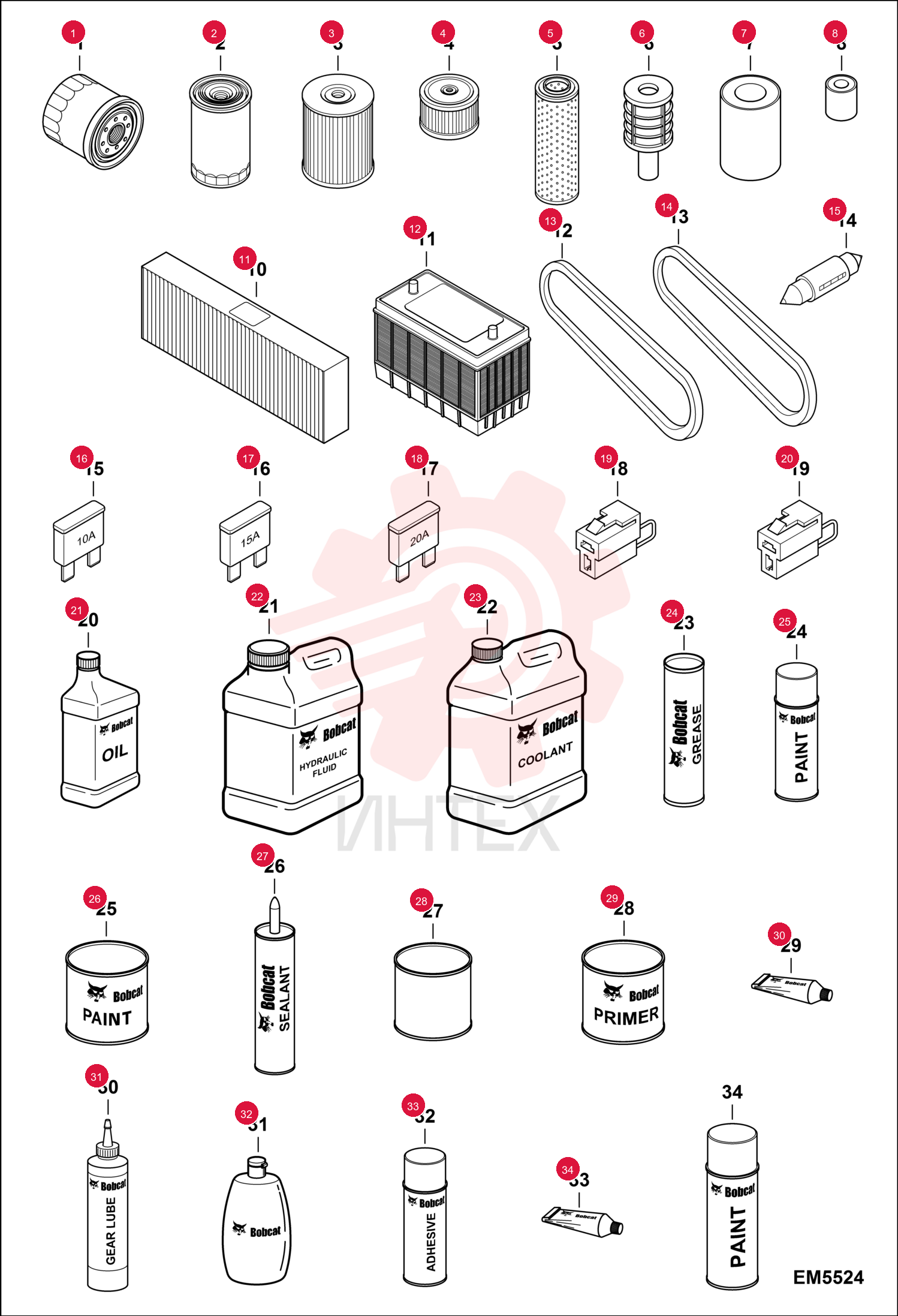 FILTER, ENGINE OIL 7025590 (2)