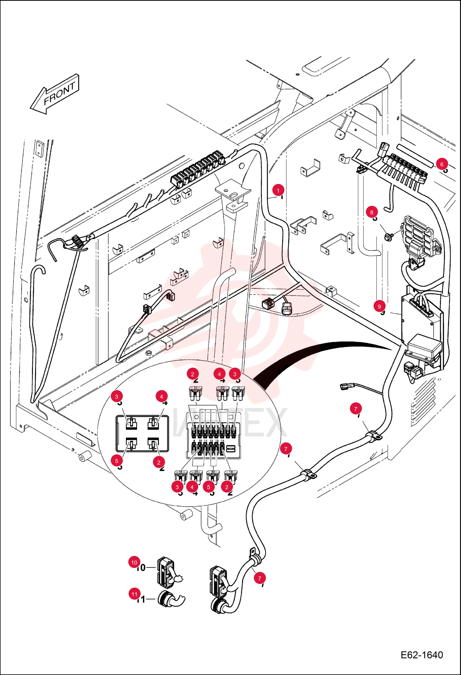 HARNESS CAB 7312845