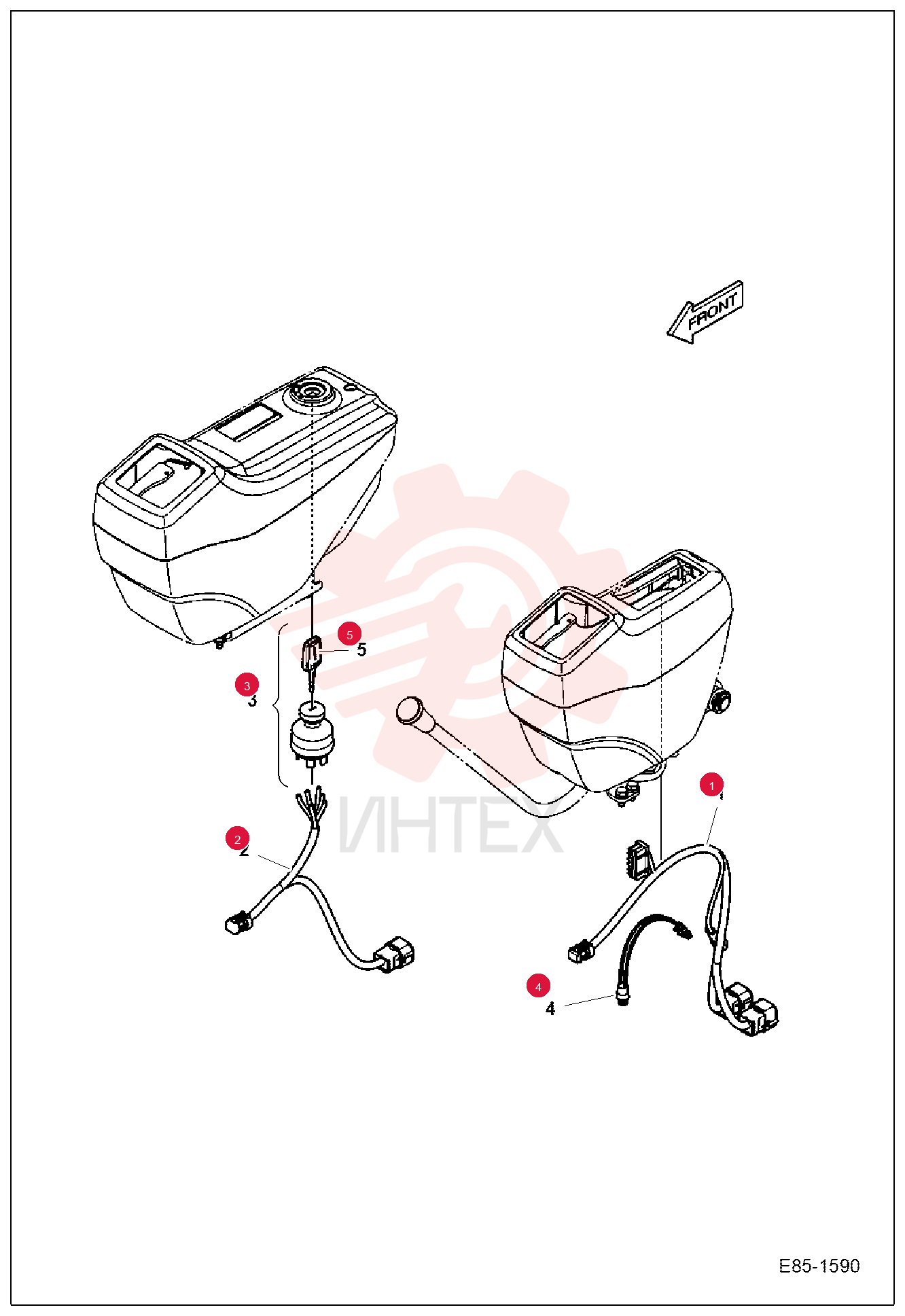 HARNESS, CONSOLE LH 7029080