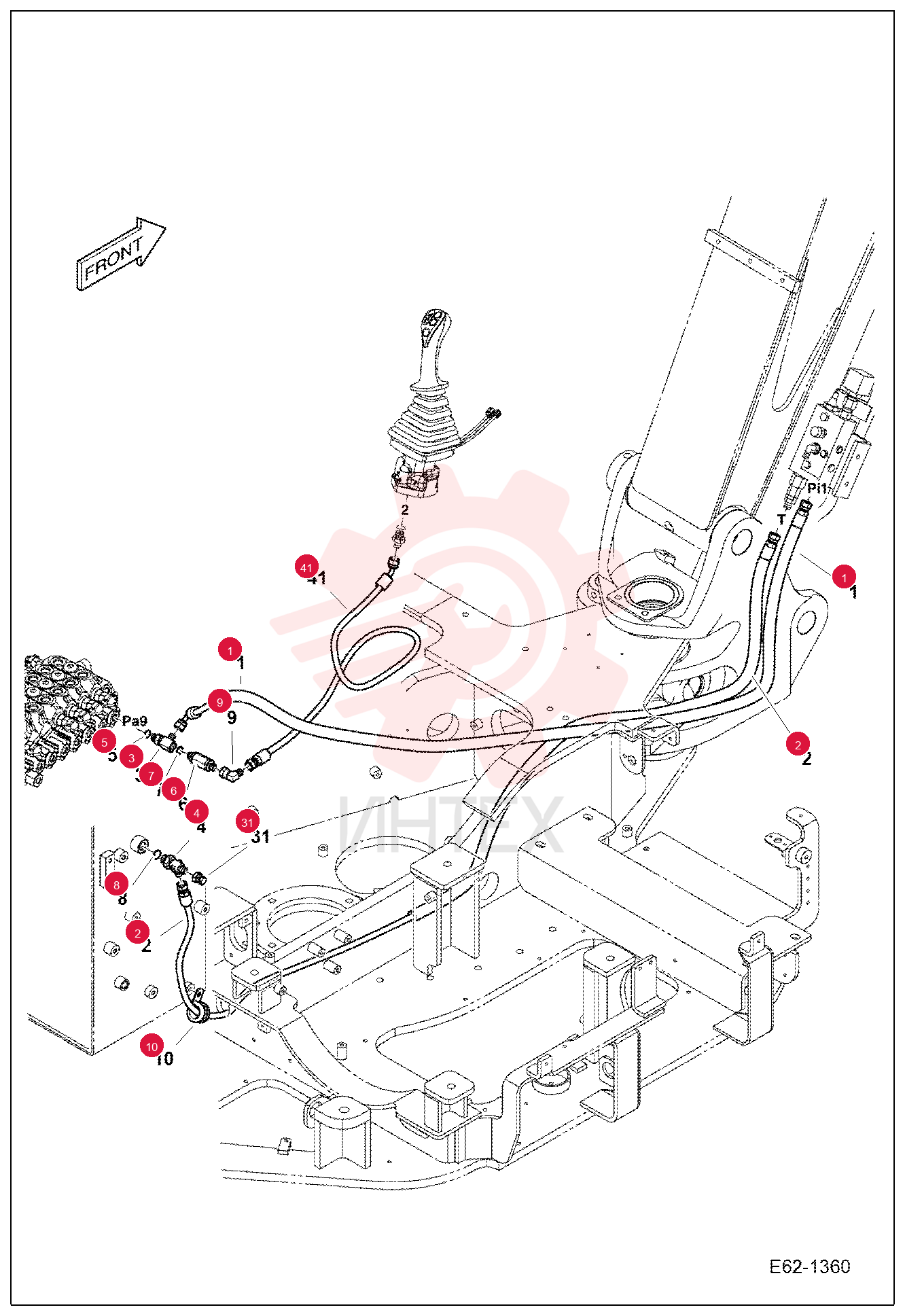 HOSE HYDRAULIC 7310347