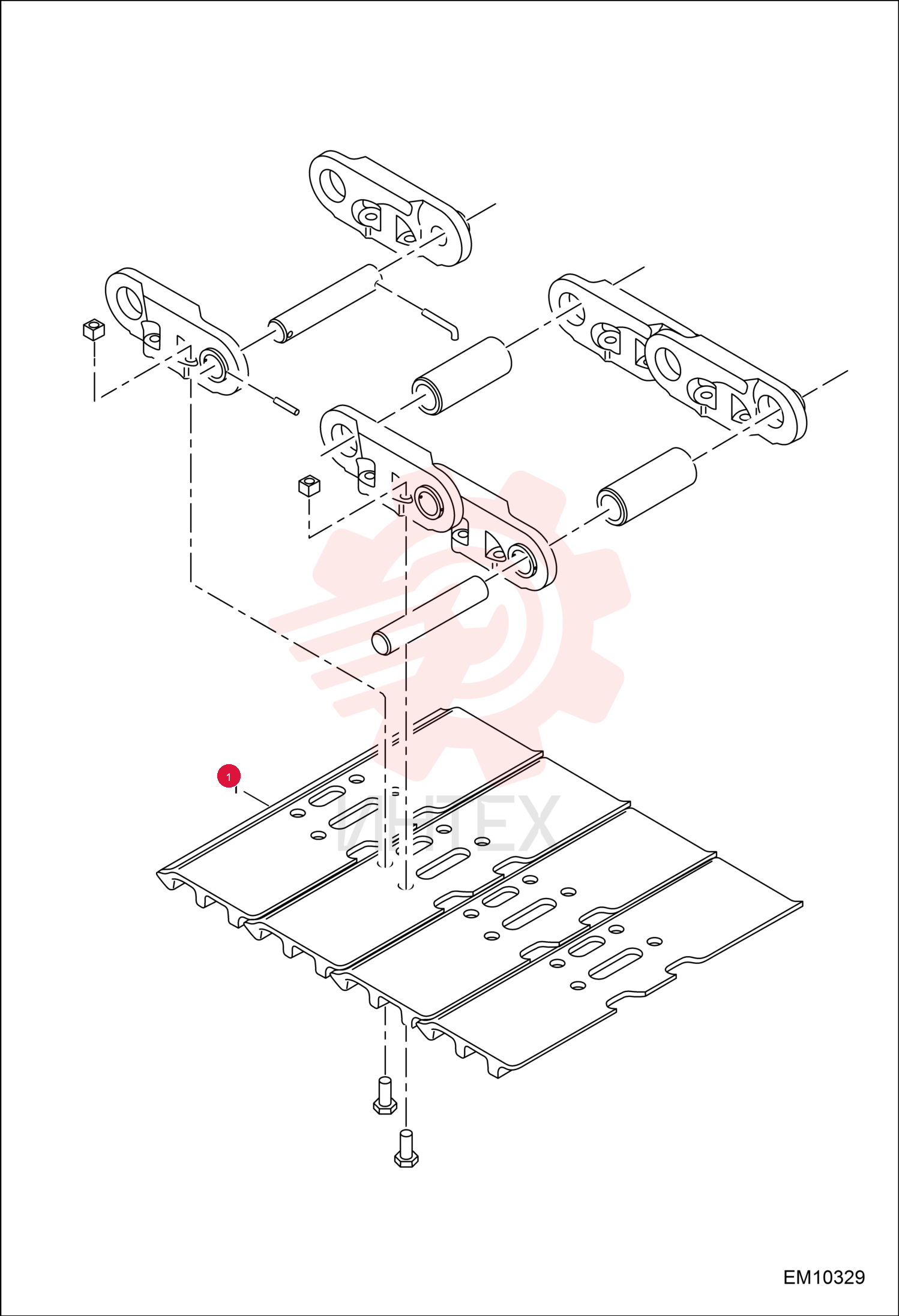 PAD, RUBBER 6987874