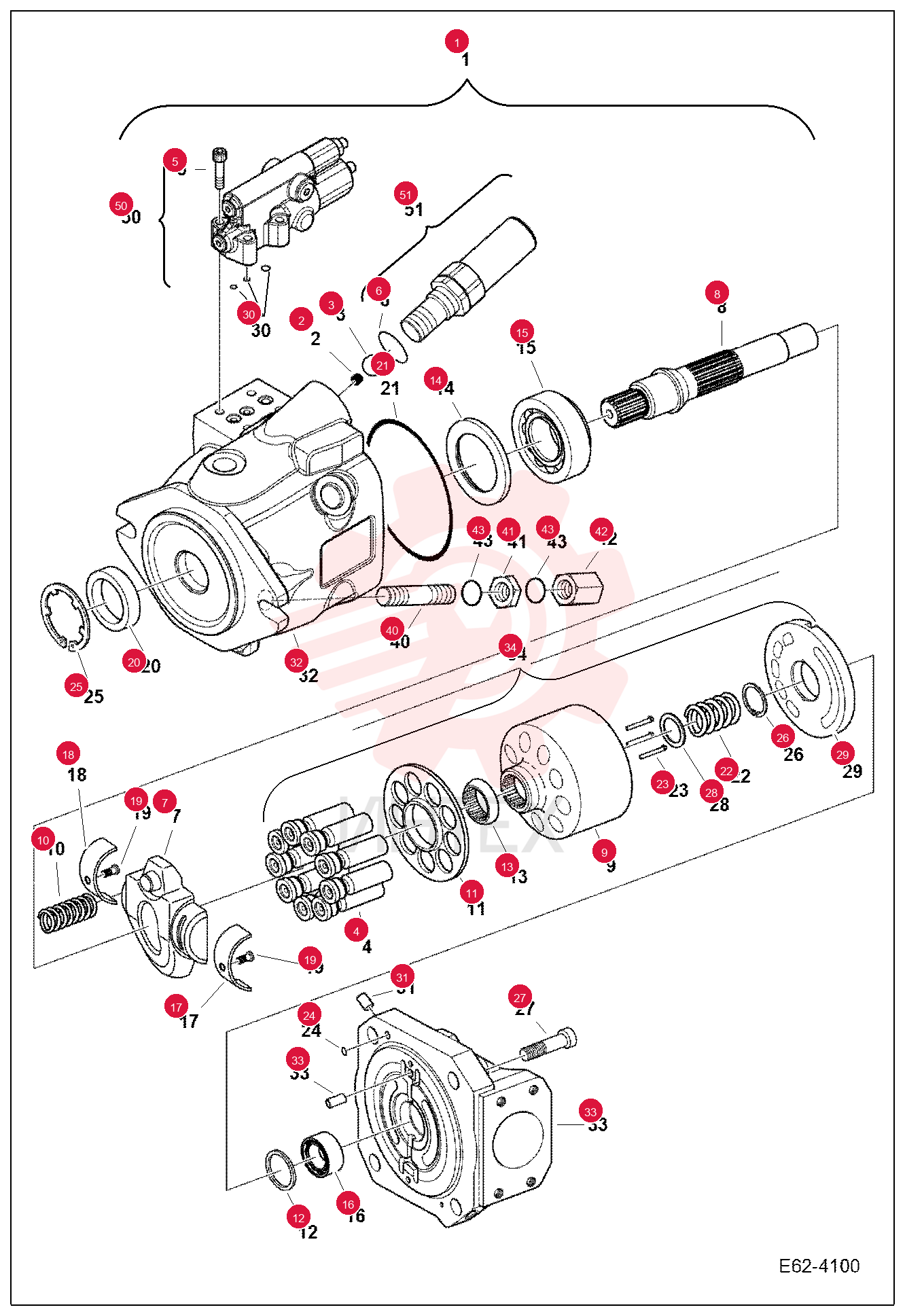 PUMP, HYD ASSY 7030143 (1)