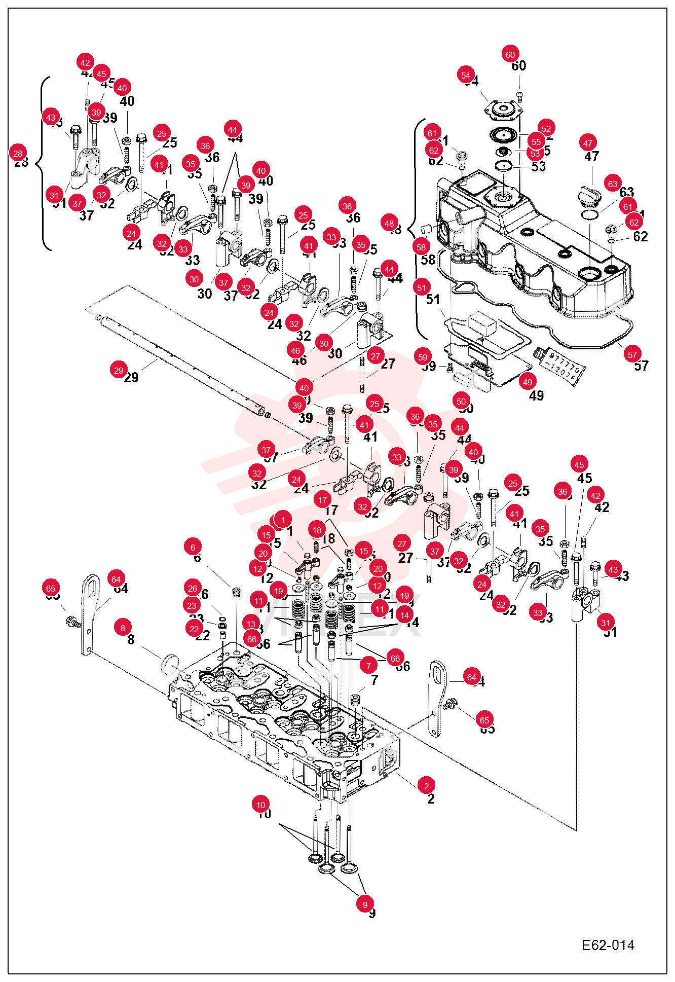 SEAT A VALVE BRIDGE 7005093