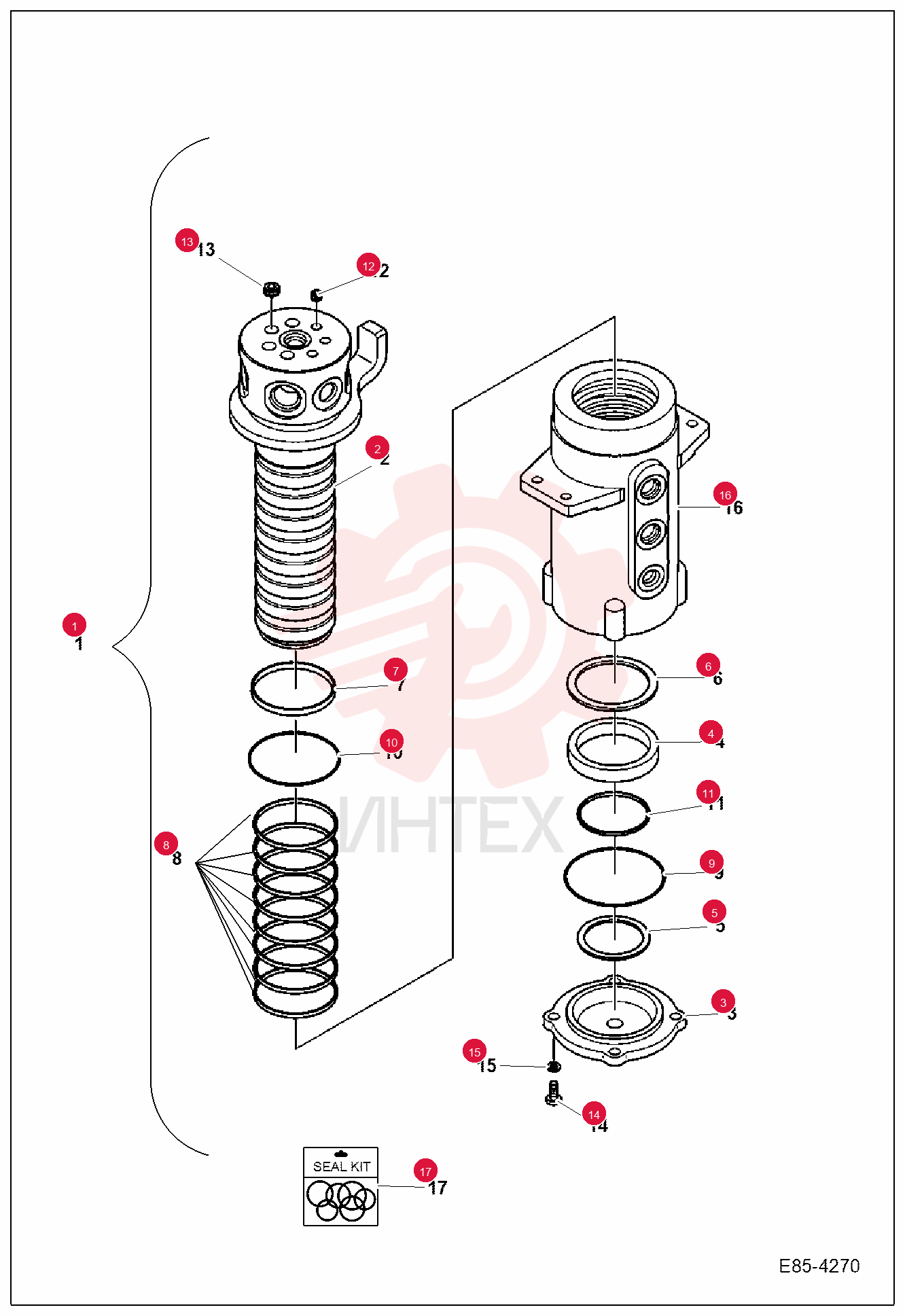 SWIVEL, ASSY 7006067 (2)