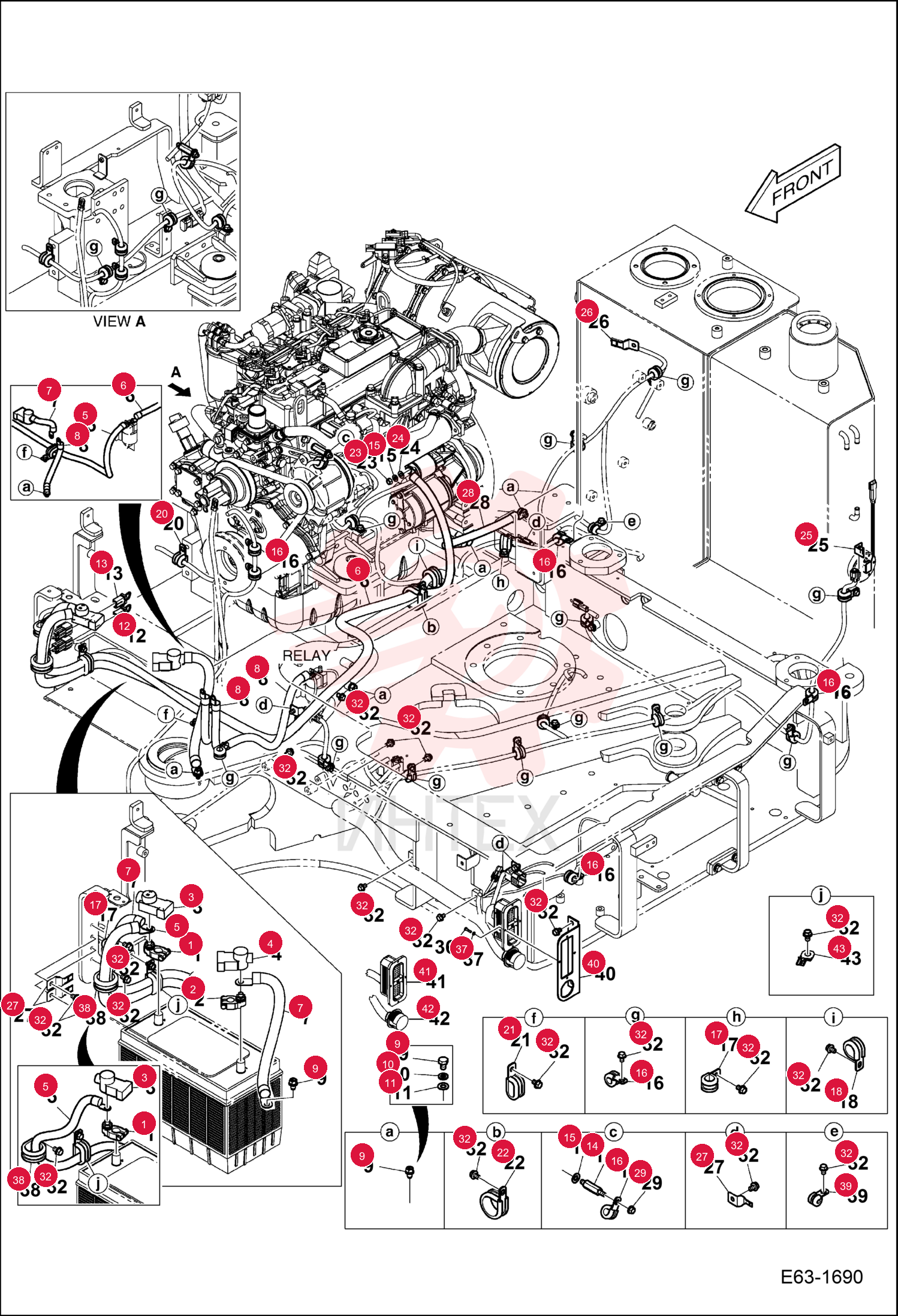 TERMINAL BATTERY + 7004917