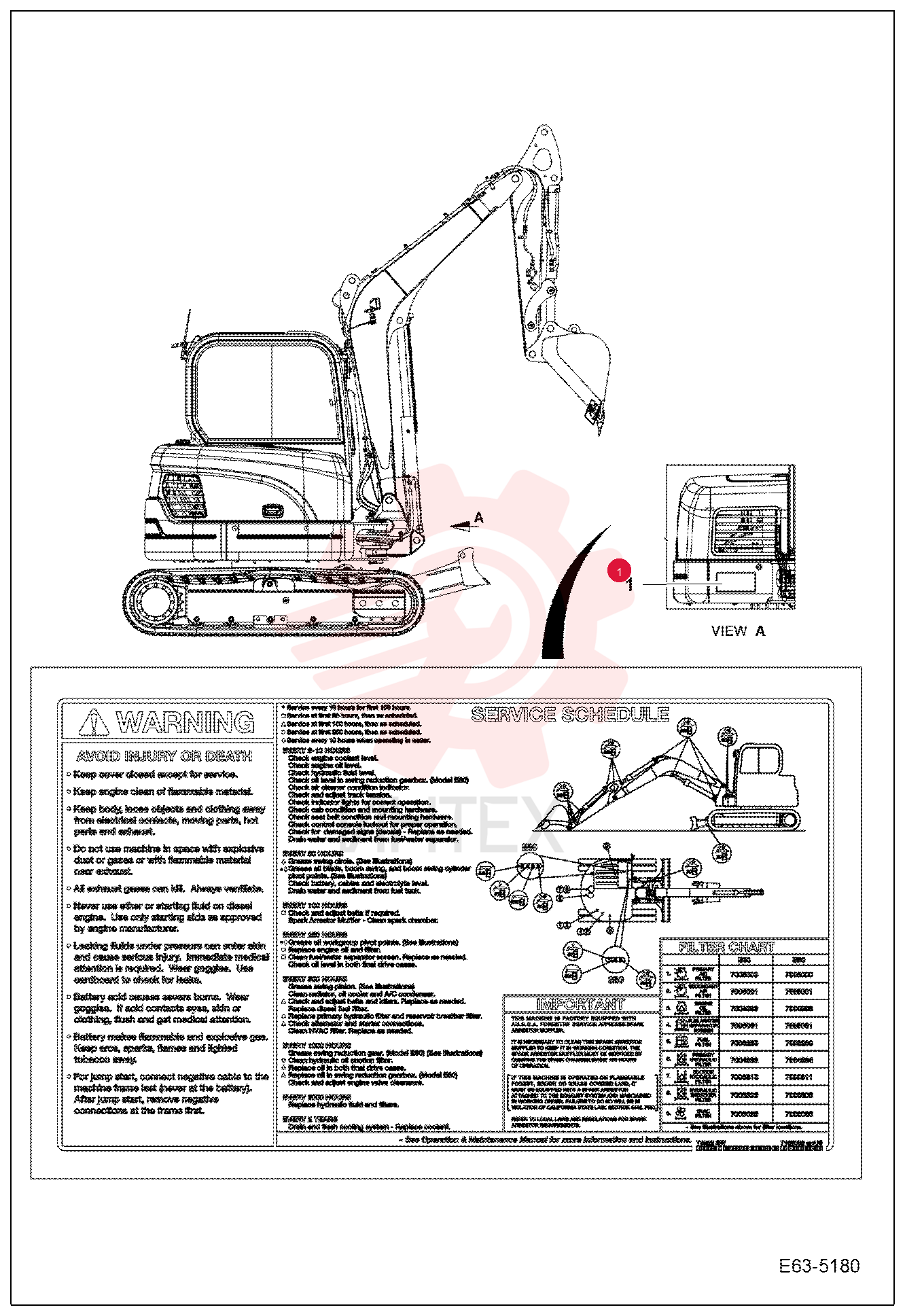 DECAL, SERVICE 7231567