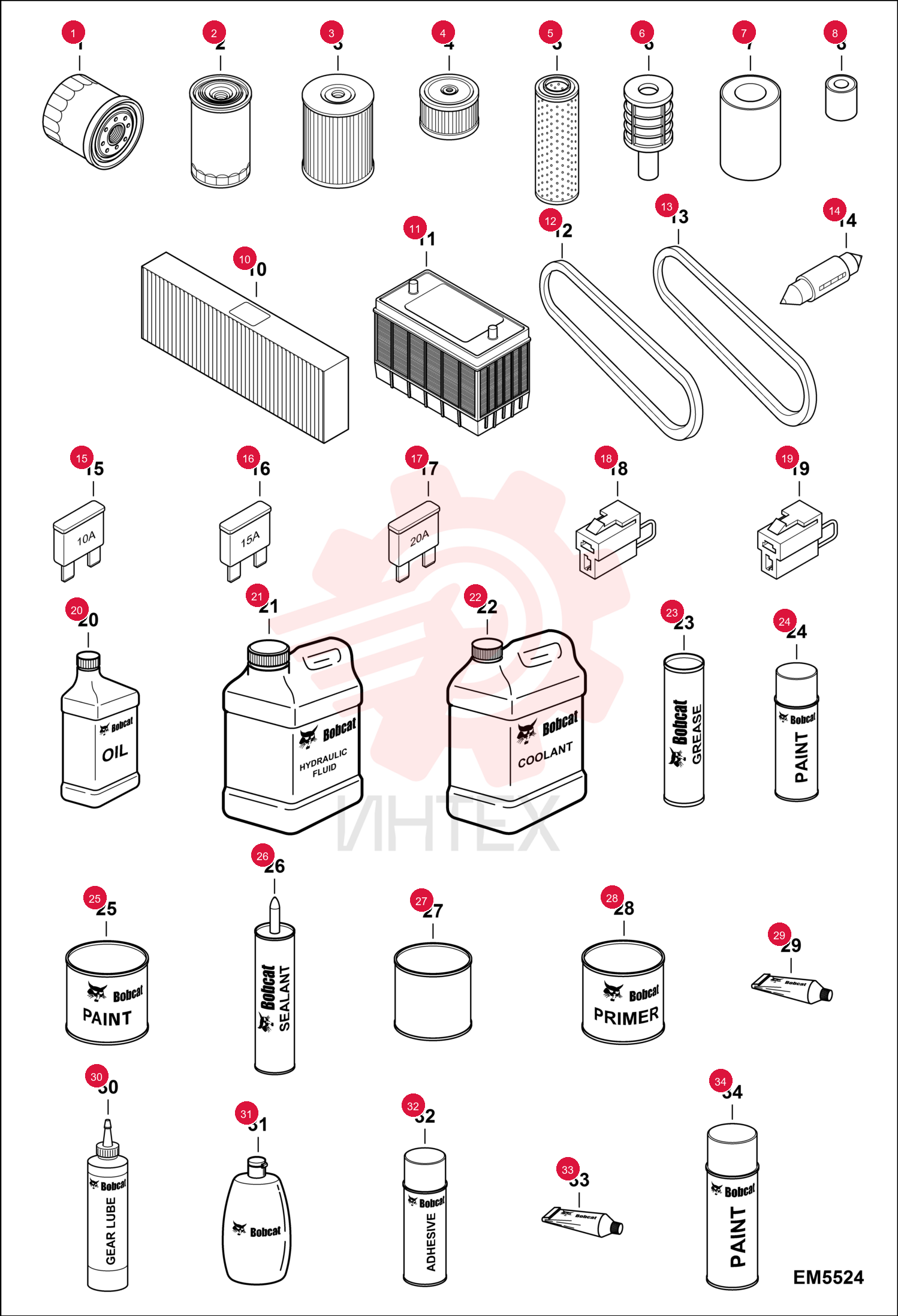 FILTER, ENGINE OIL 7025590 (2)