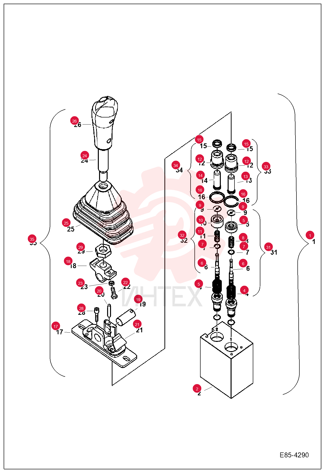 JOYSTICK, BLADE 7030028