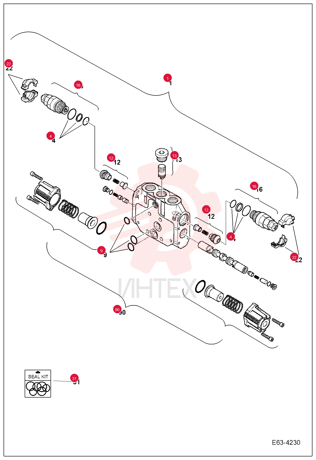 SECTION, VALVE 7029654