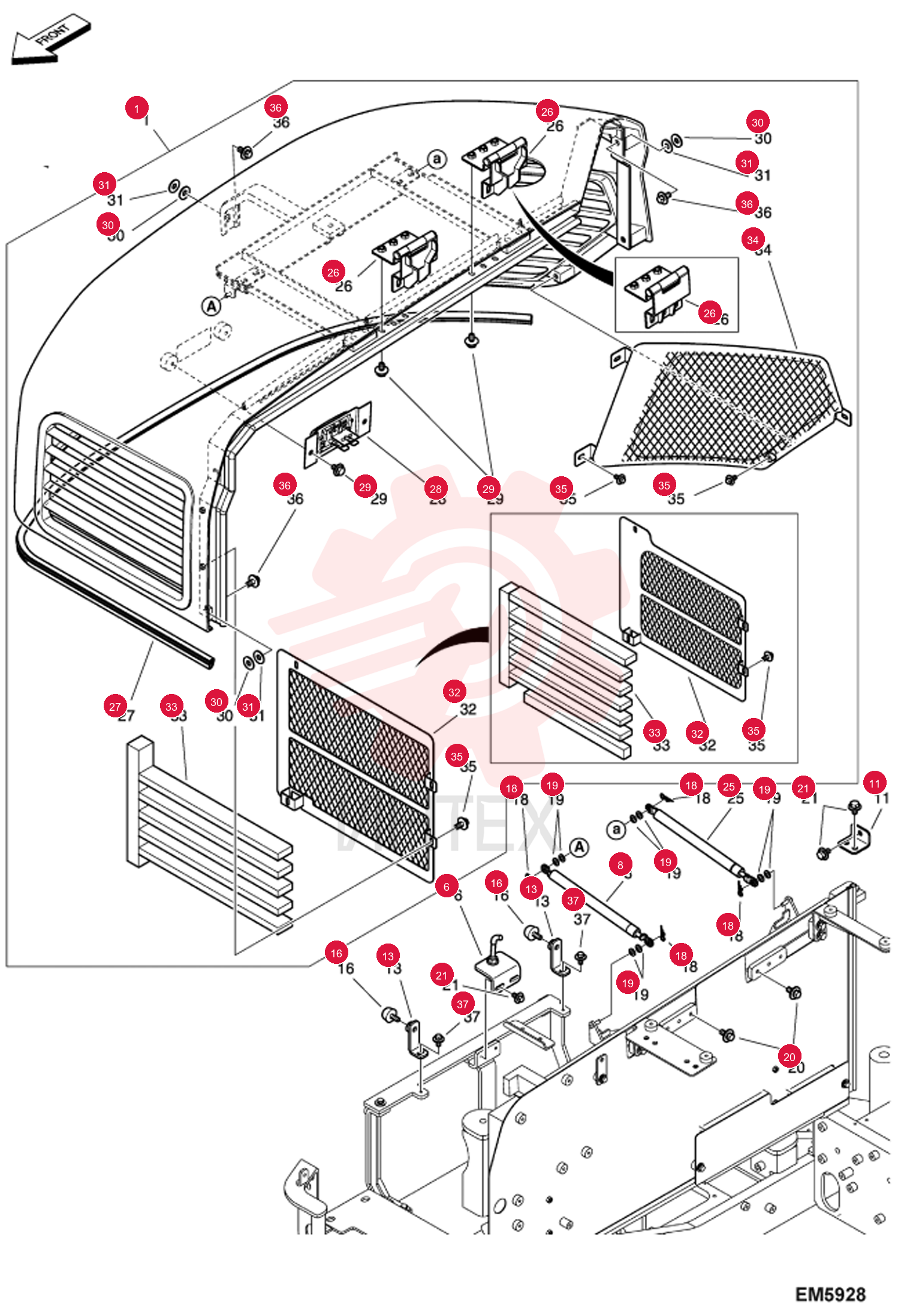 BONNET ASSEMBLY 7015402