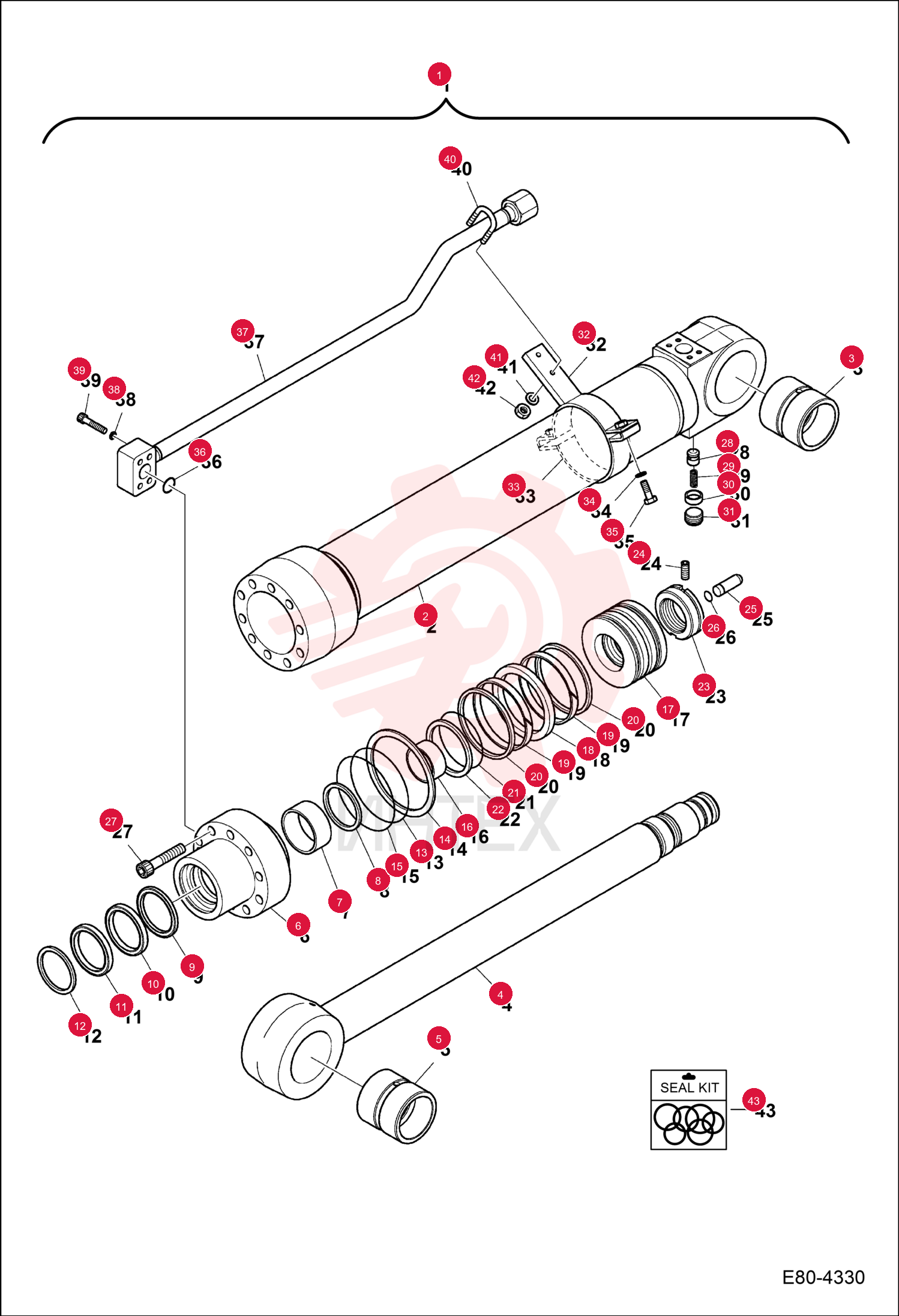 CYLINDER ARM 7012247 (2)