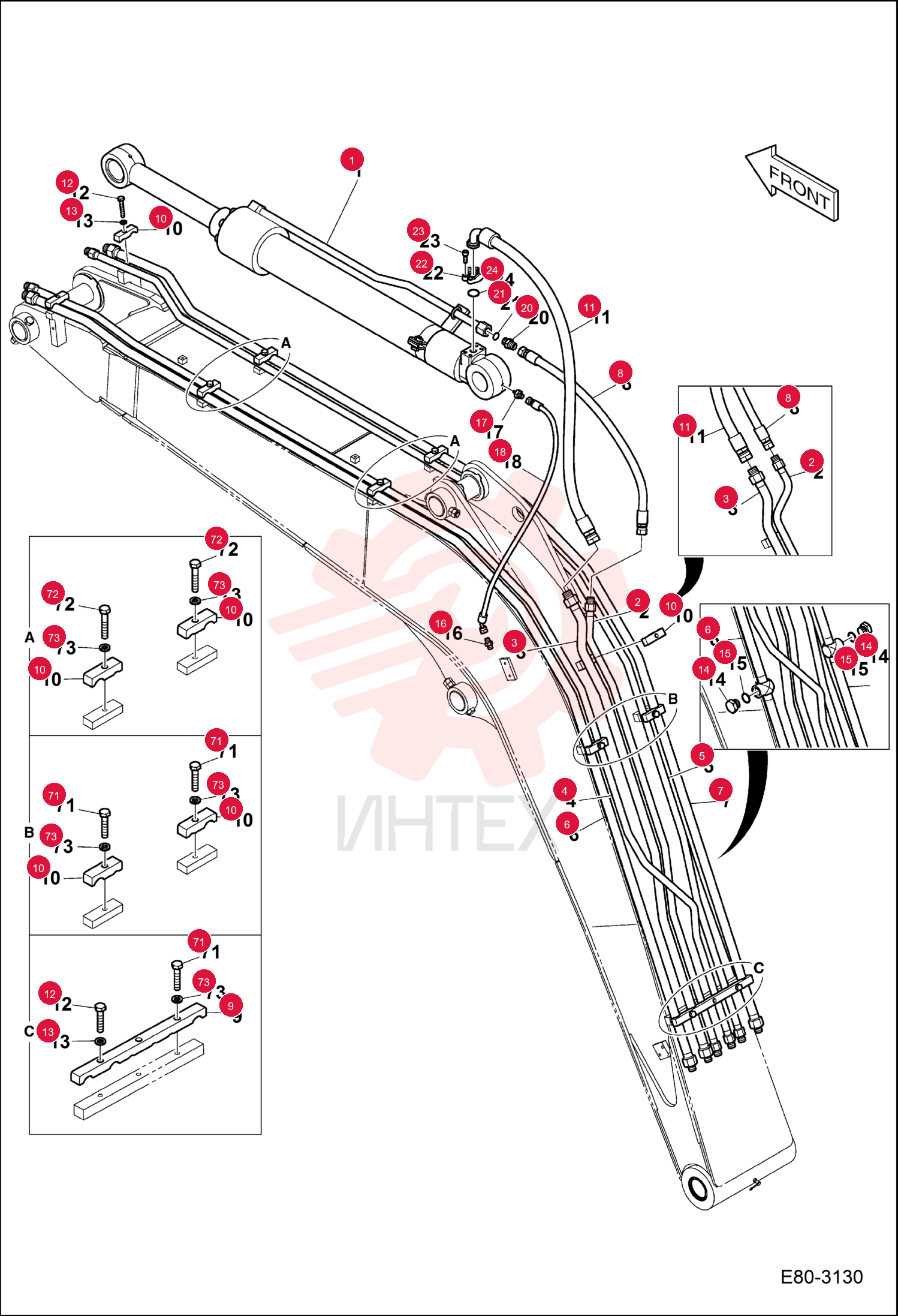 CYLINDER ARM 7012247 (1)
