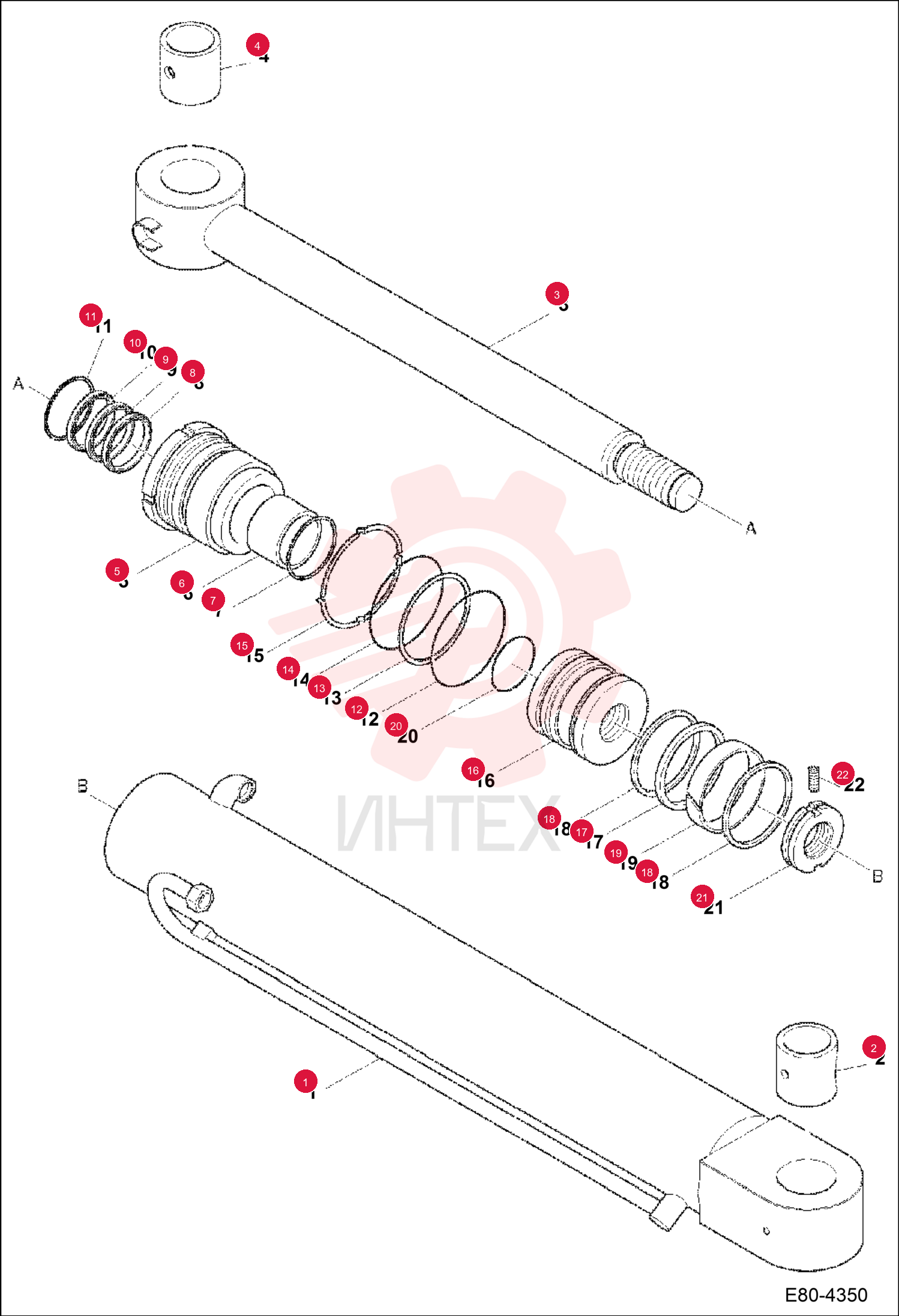 CYLINDER BOOM SWING 7006155