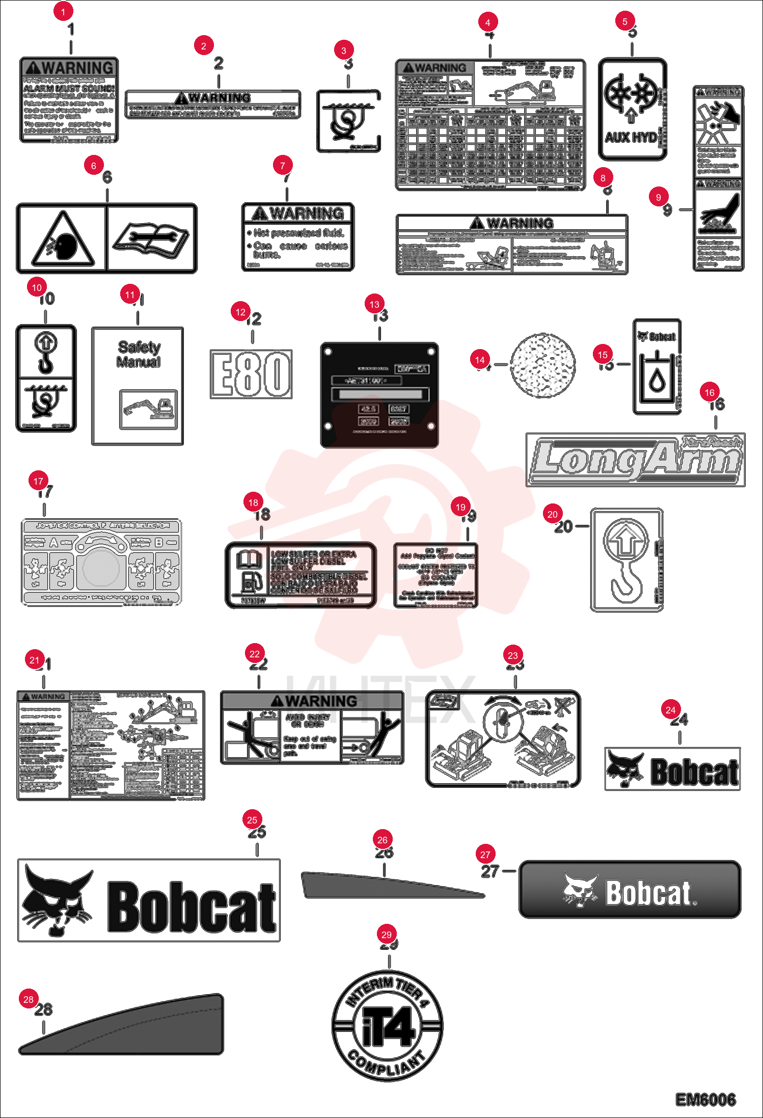 DECAL, WARNING 6810004