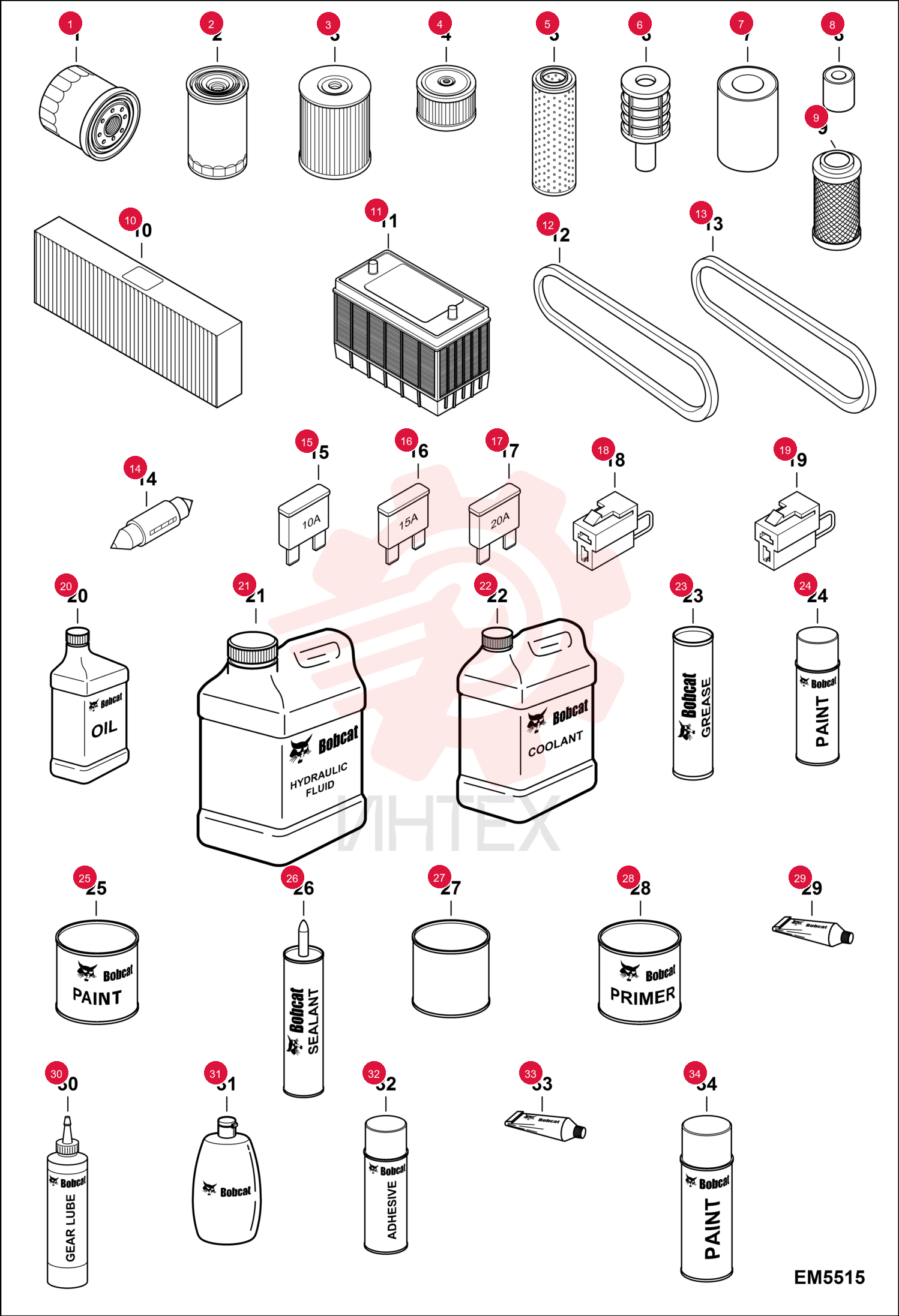 FILTER, ENGINE OIL 7025590 (2)