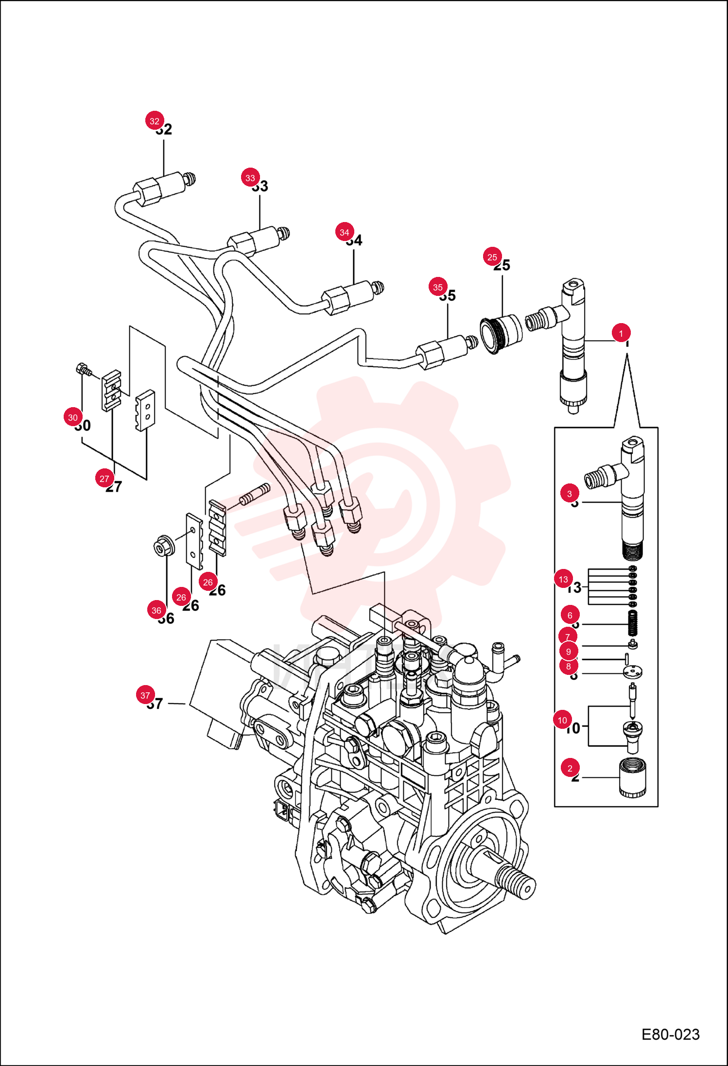 INJECTOR ASSYFUEL 7007196