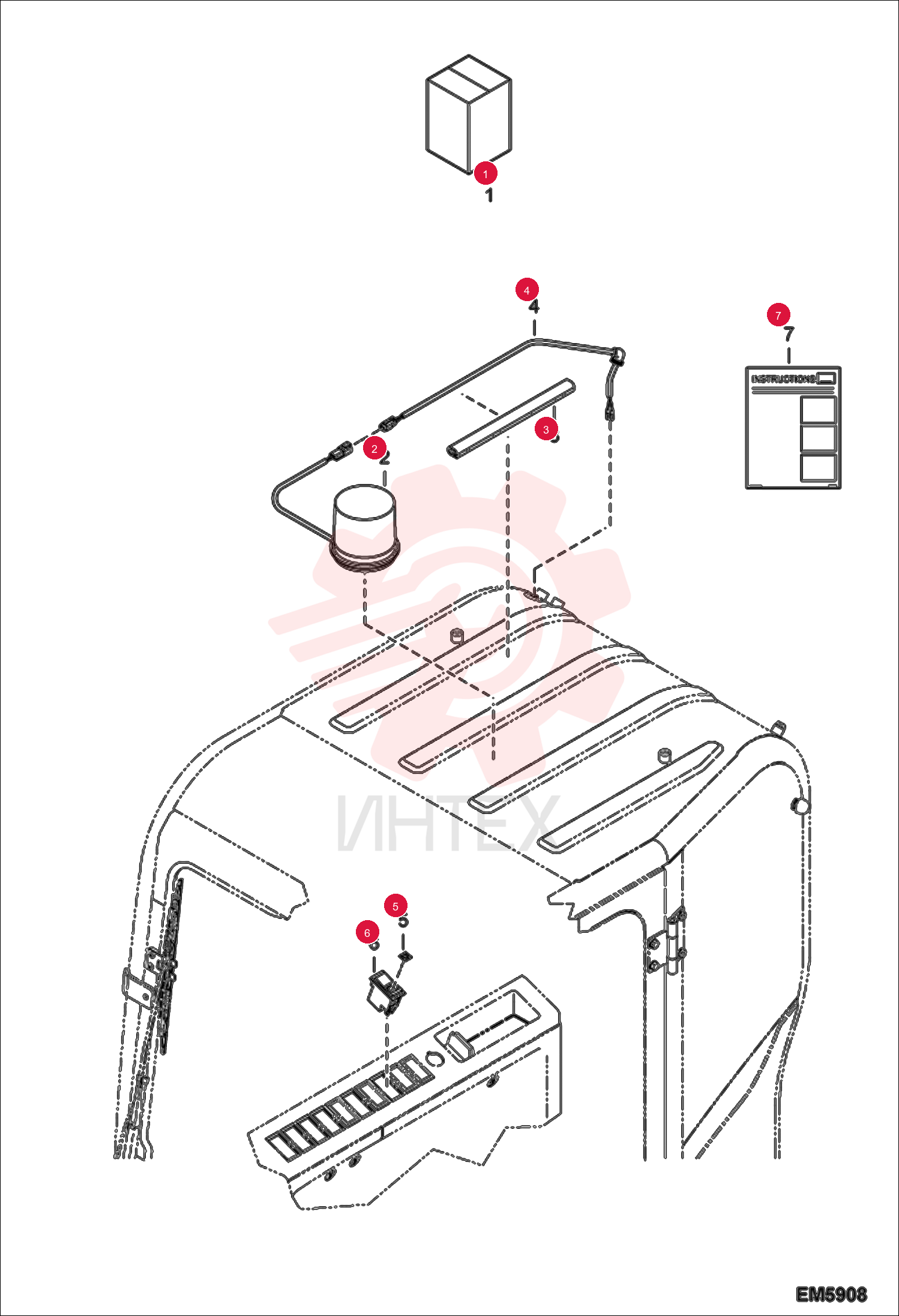 KIT, BEACON LIGHT 7179686